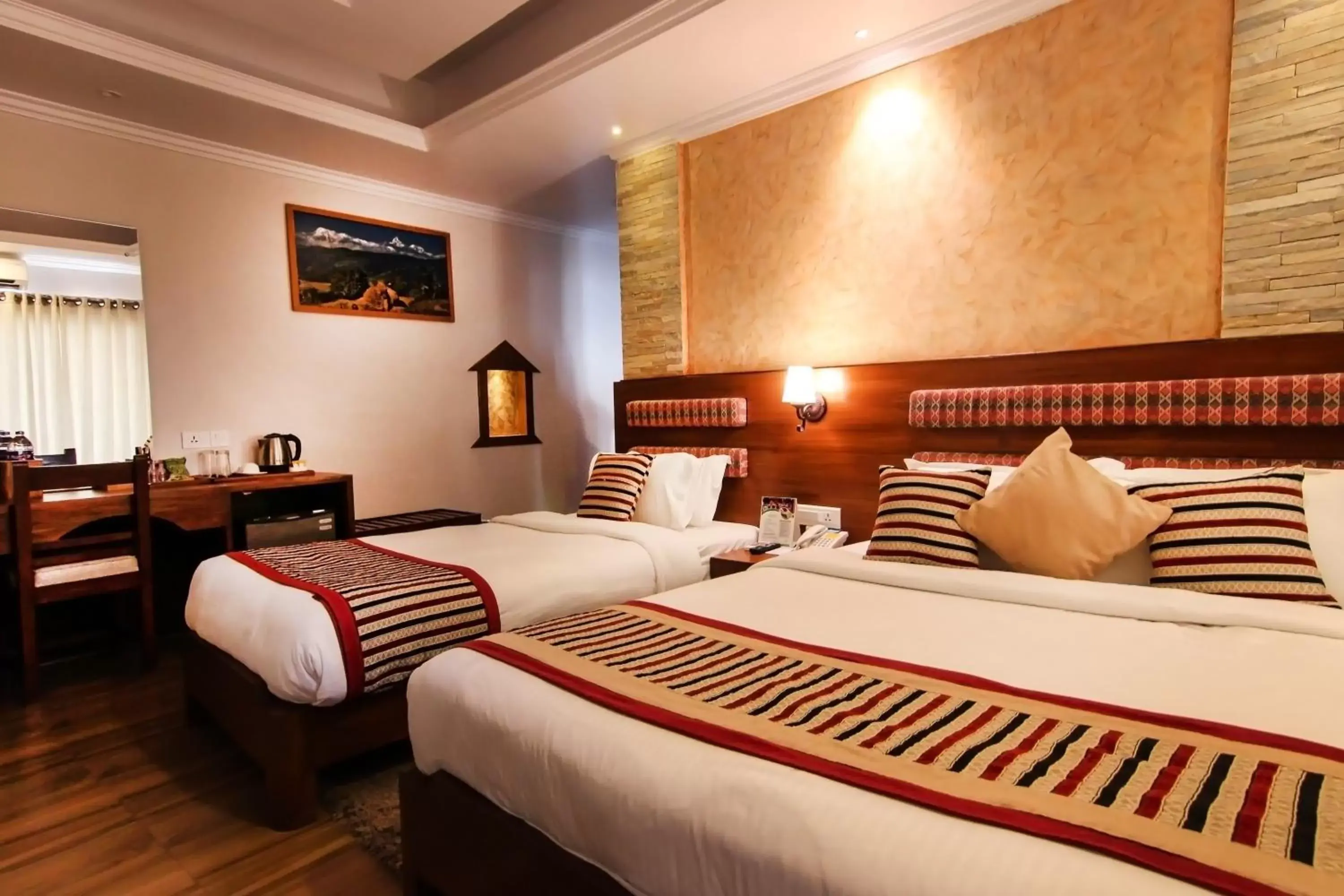 Bed in Kuti Resort & Spa