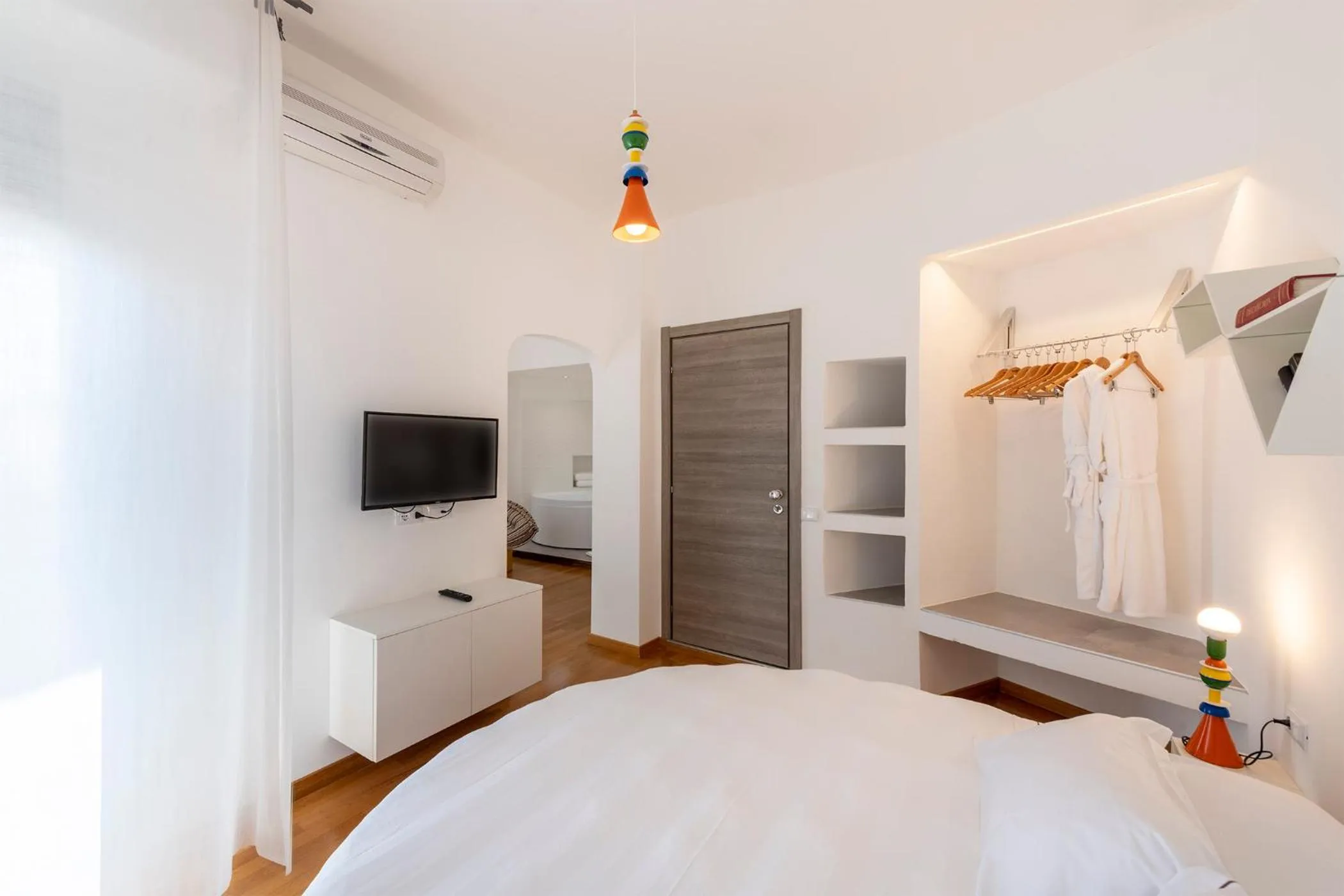 Bed in Hotel San Michele