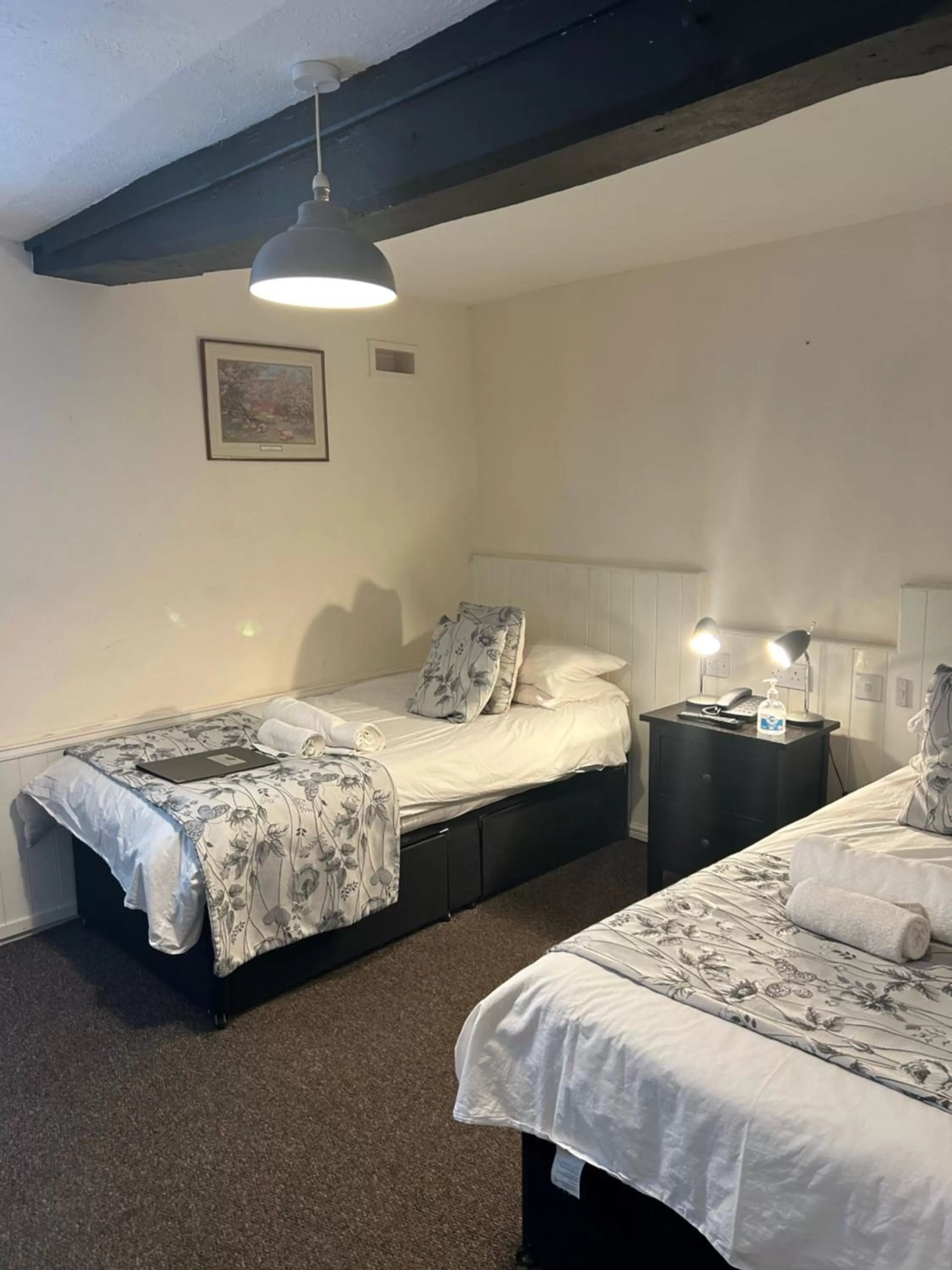 Bed in The Highwayman Hotel