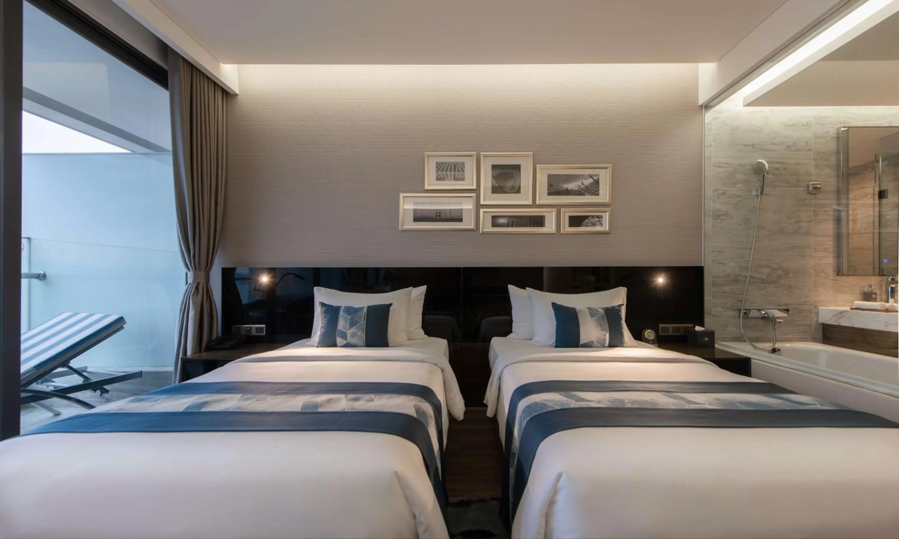 Bed in Queen Ann Nha Trang Hotel