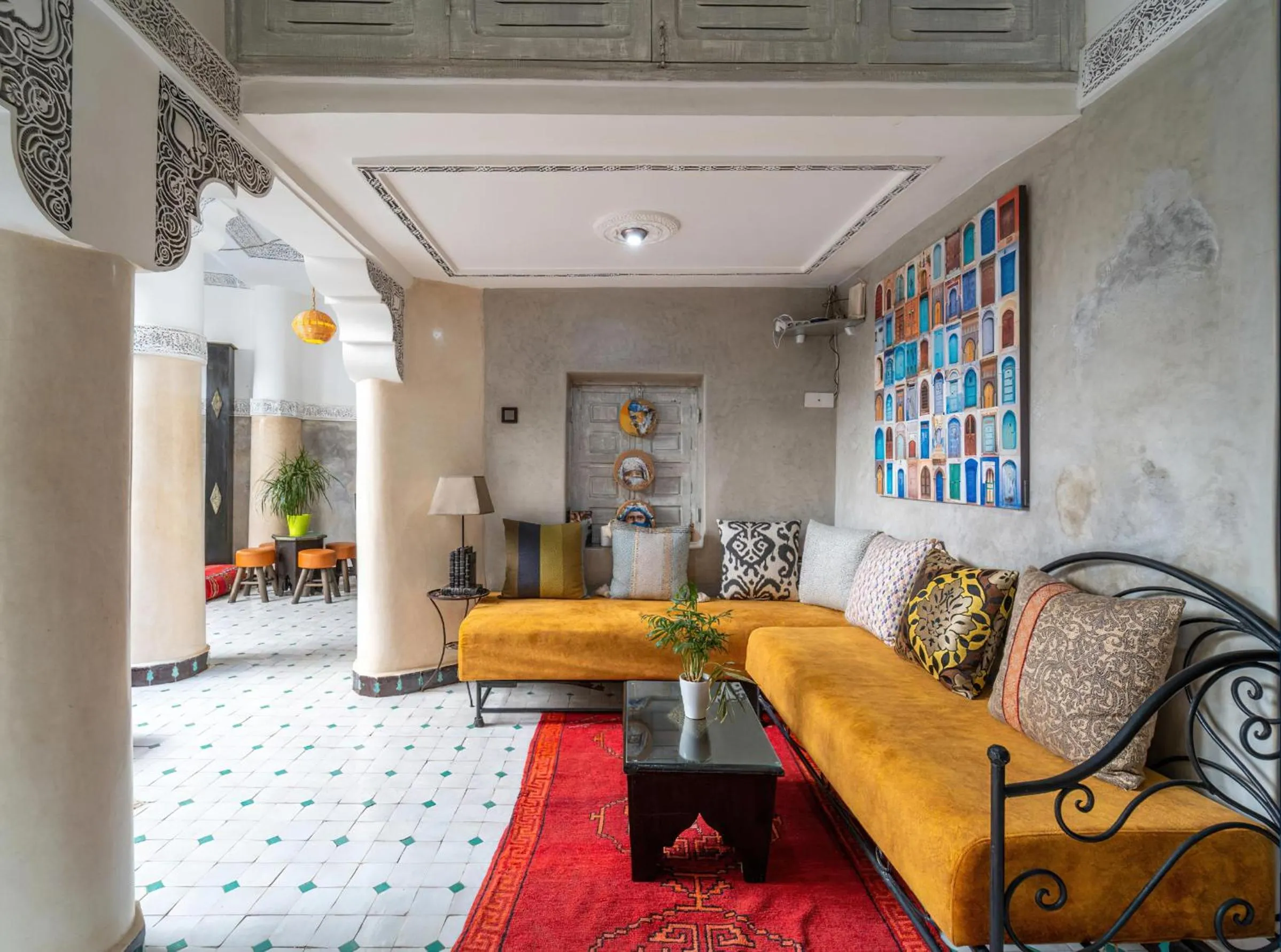 Living room in Riad Eloise