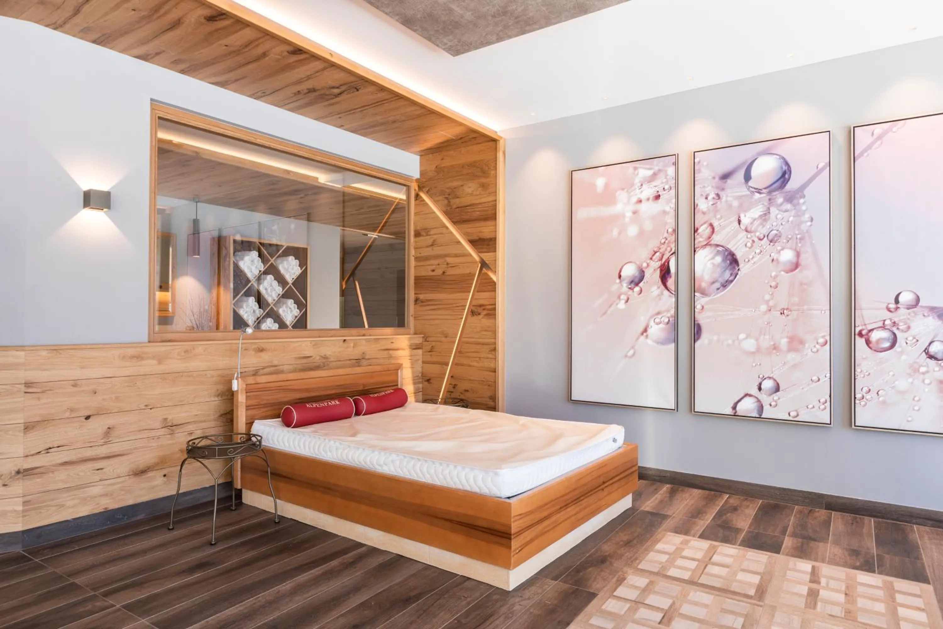 Sauna, Bed in Alpenpark Resort Superior