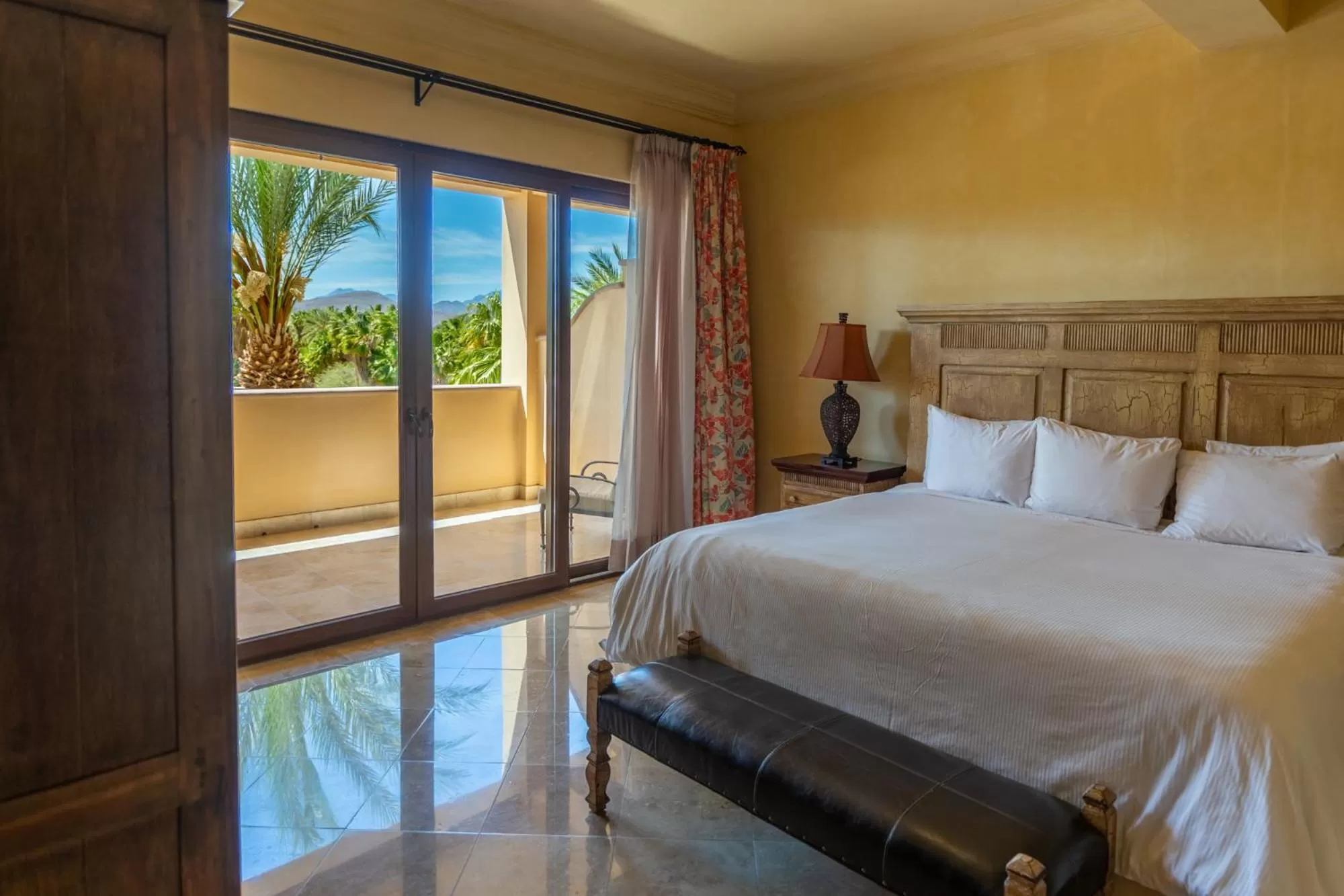 Patio, Bed in La Mision Loreto