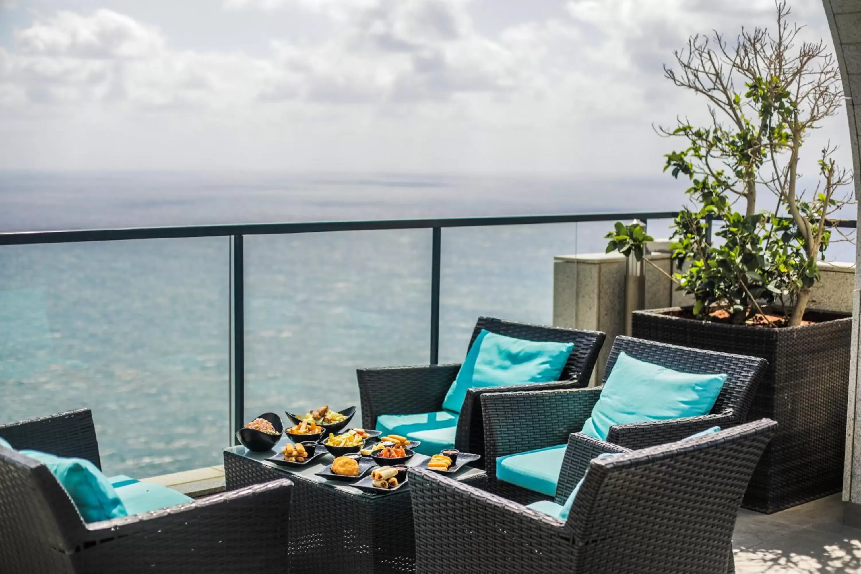 Balcony/Terrace in Raouche Arjaan by Rotana