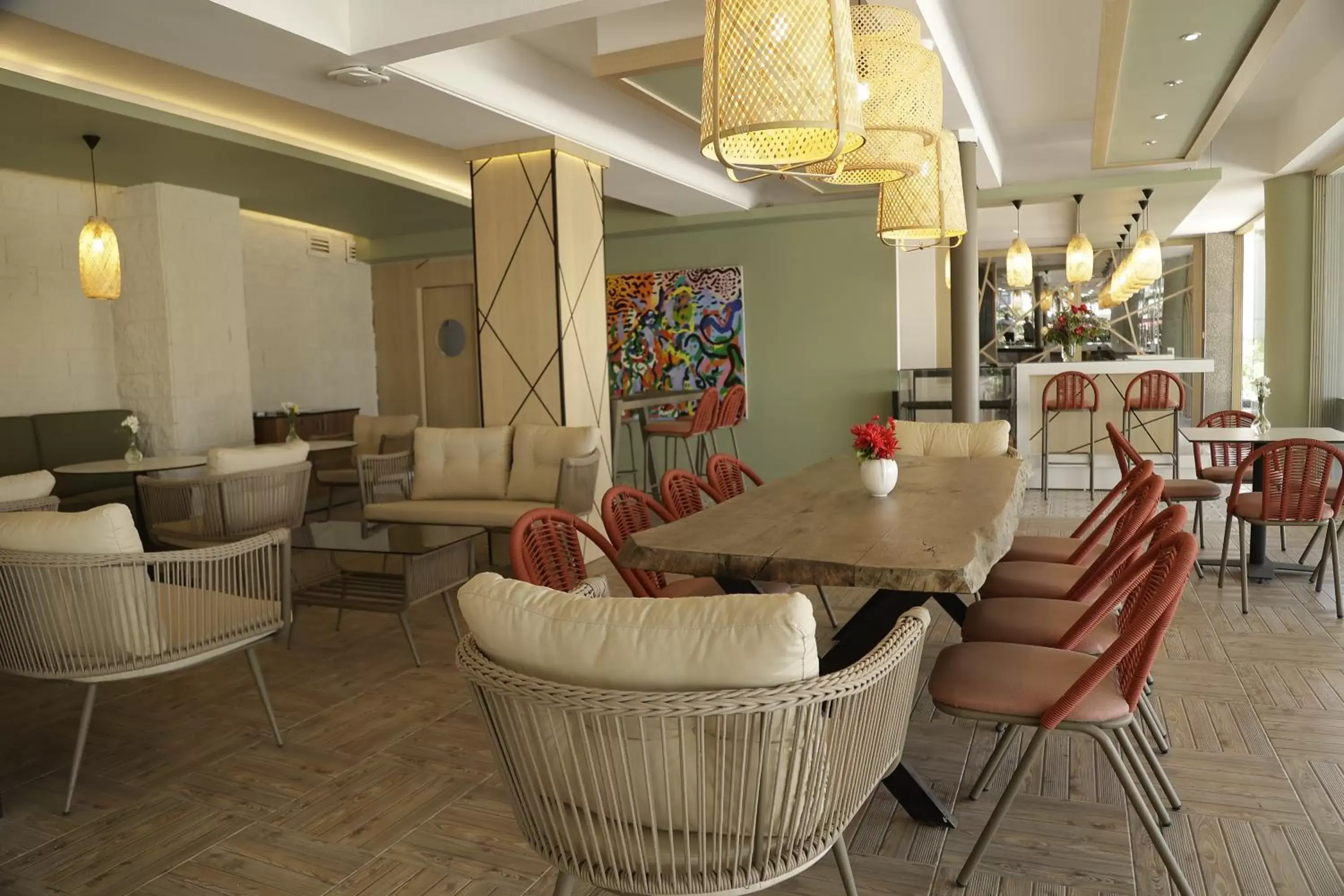 Seating area, Lounge/Bar in Pırıl Hotel Thermal&Beauty SPA