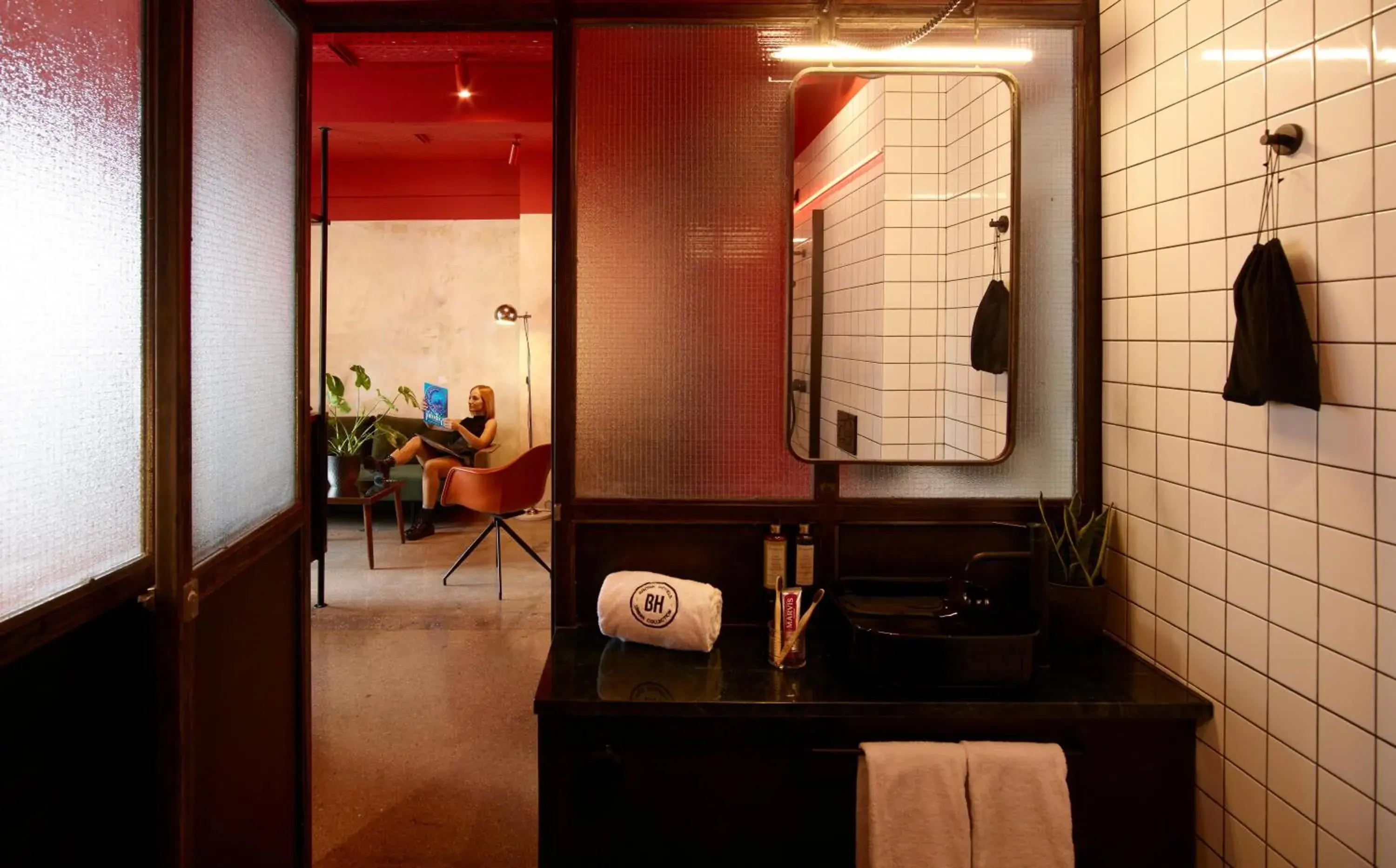 Bathroom in Dave Red Athens, a member of Brown Hotels