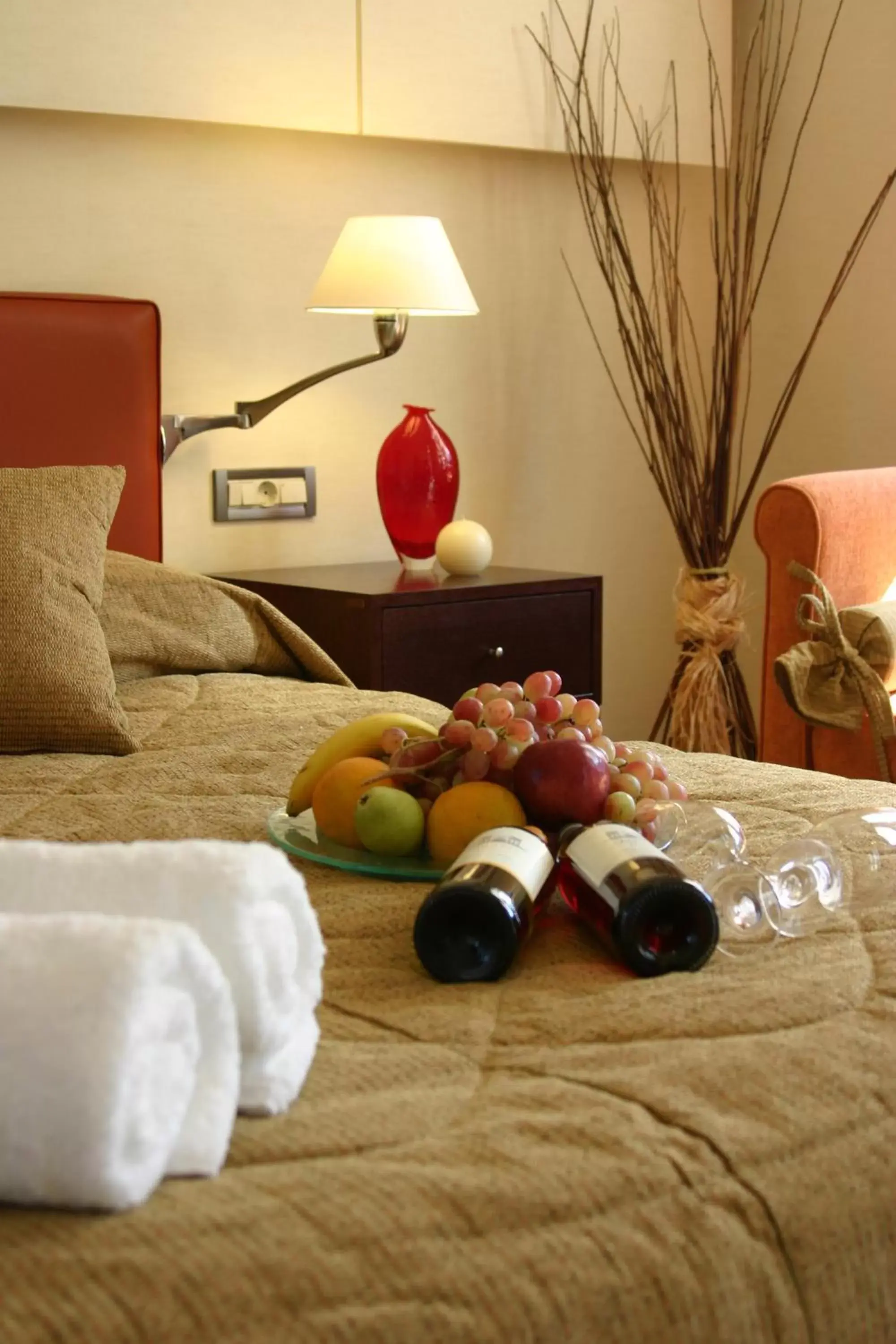 Bed in Alexandros Boutique Hotel