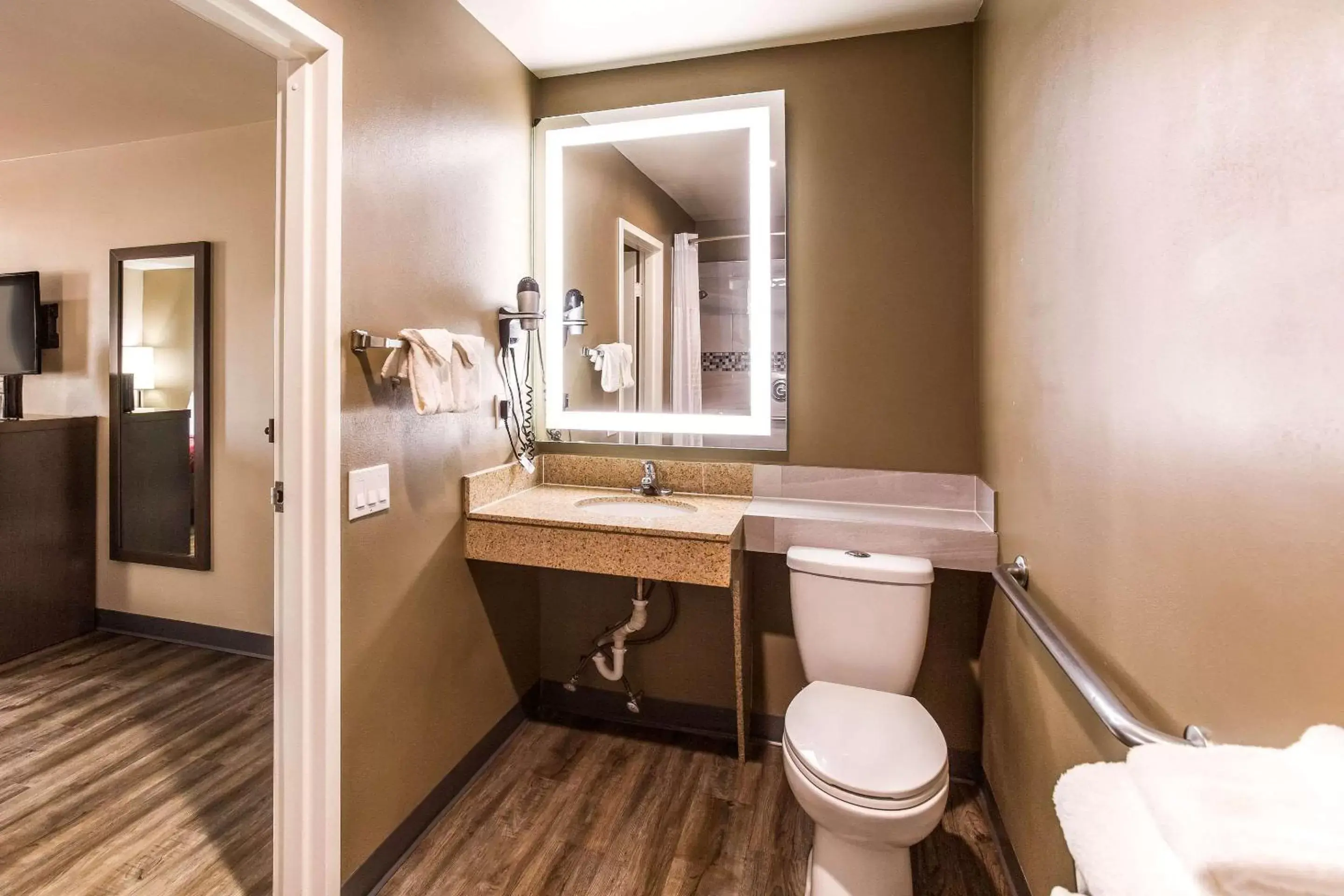 Bathroom in Econo Lodge Inn & Suites Nashville SE Murfreesboro - MTSU