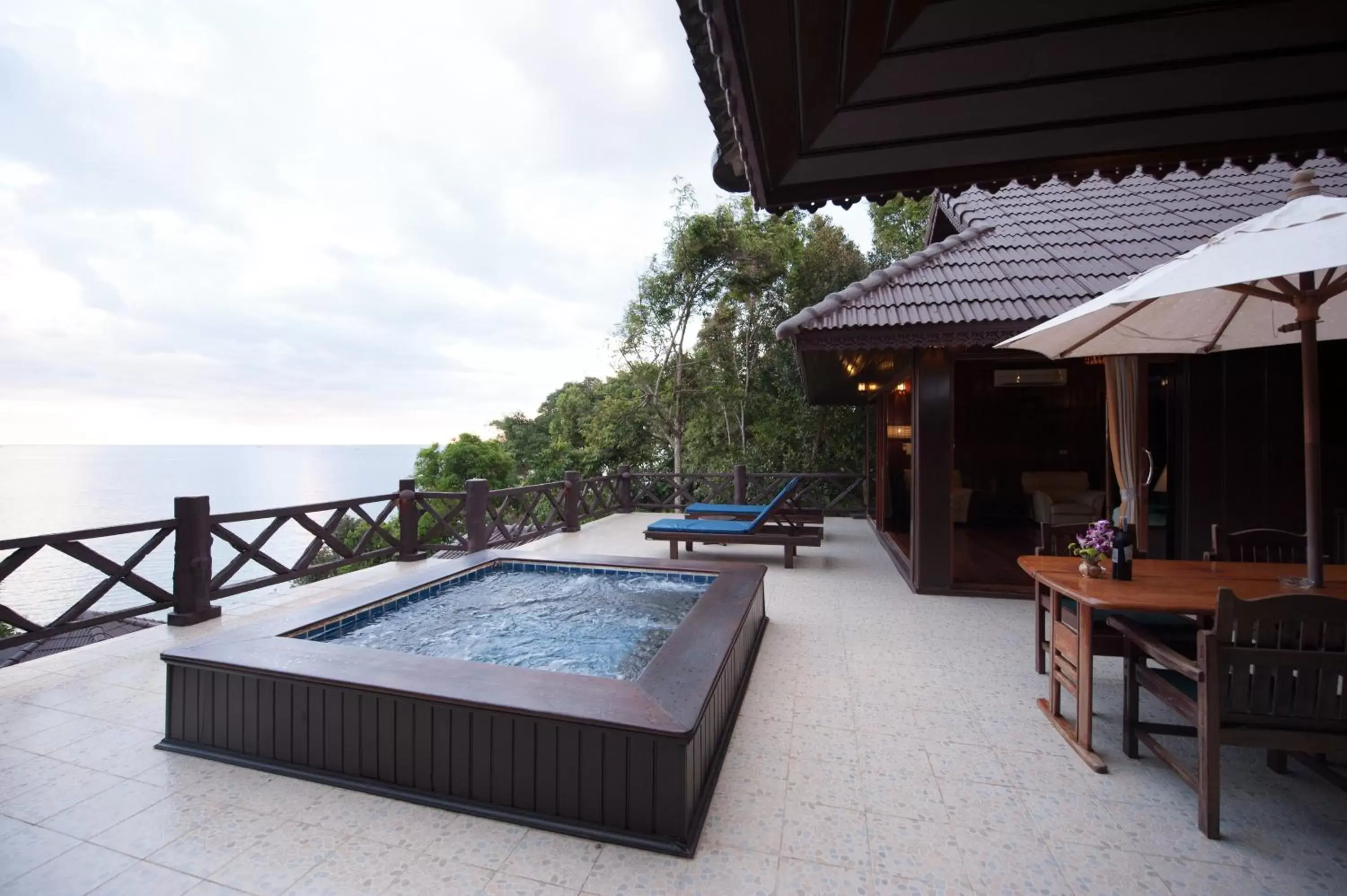 Patio, Swimming Pool in Koh Kood Beach Resort