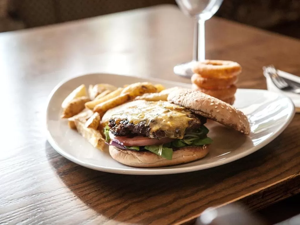Dining area in The Crewe Arms Hotel