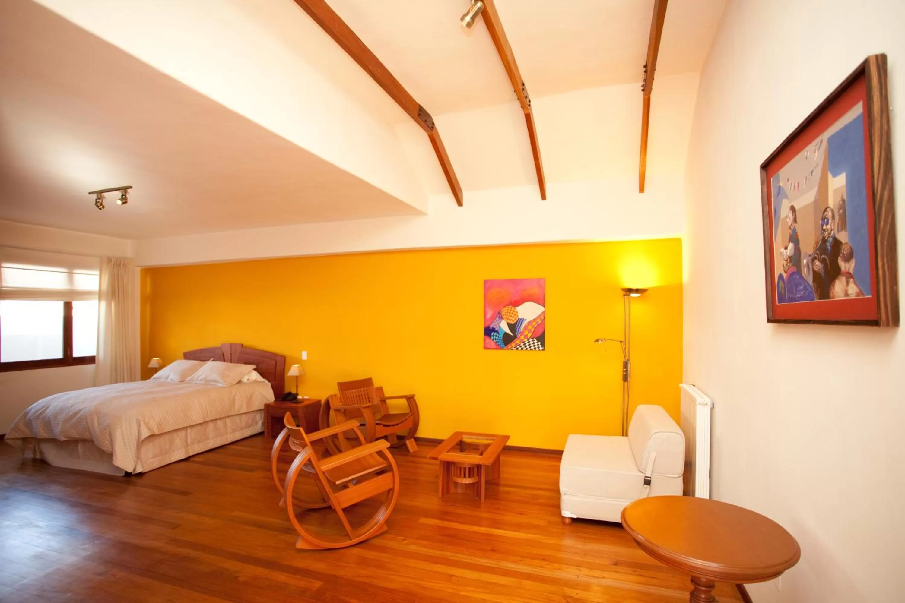 View (from property/room), Bed in Hotel Villa Antigua