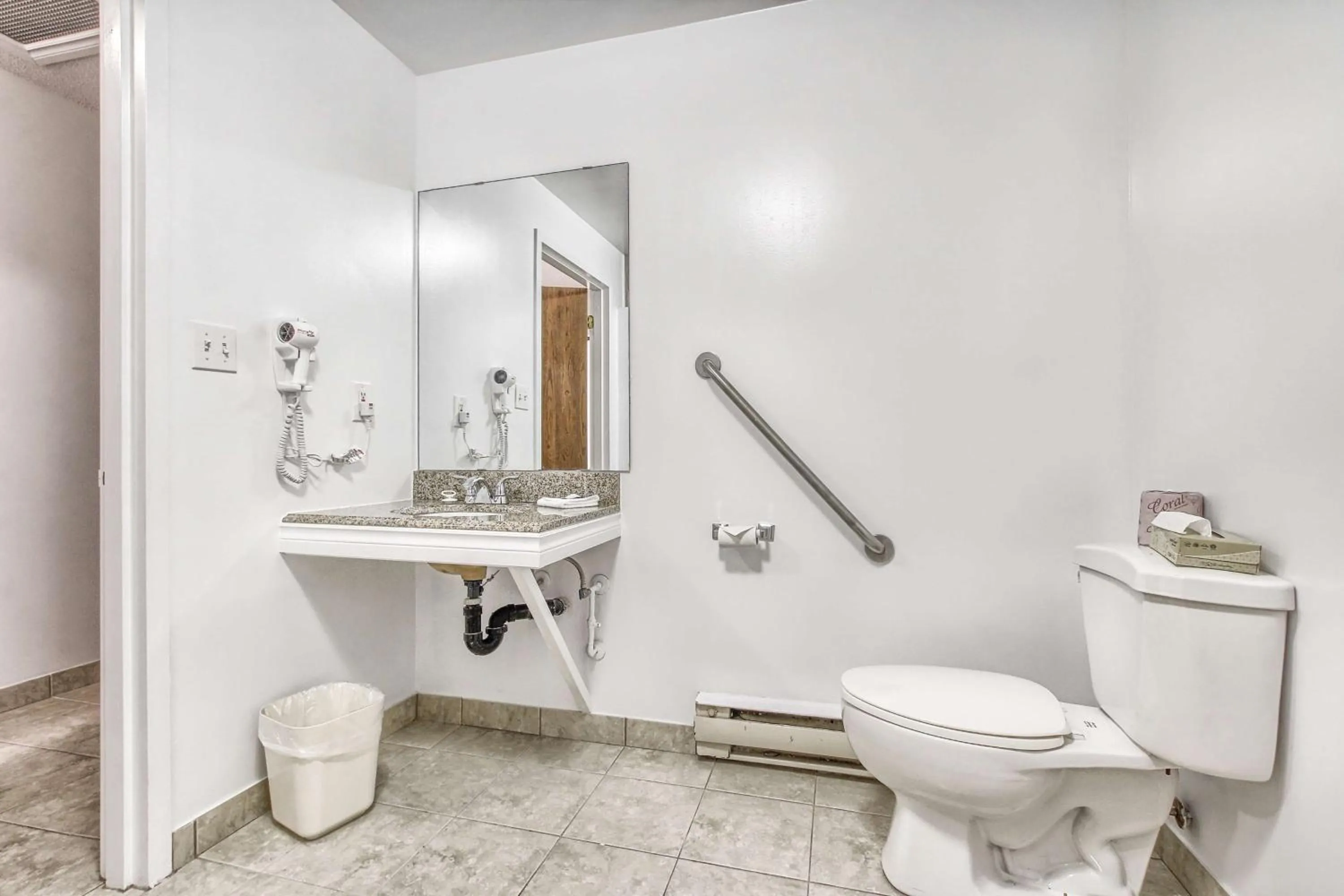 Toilet in Motel 6-Windsor, ON