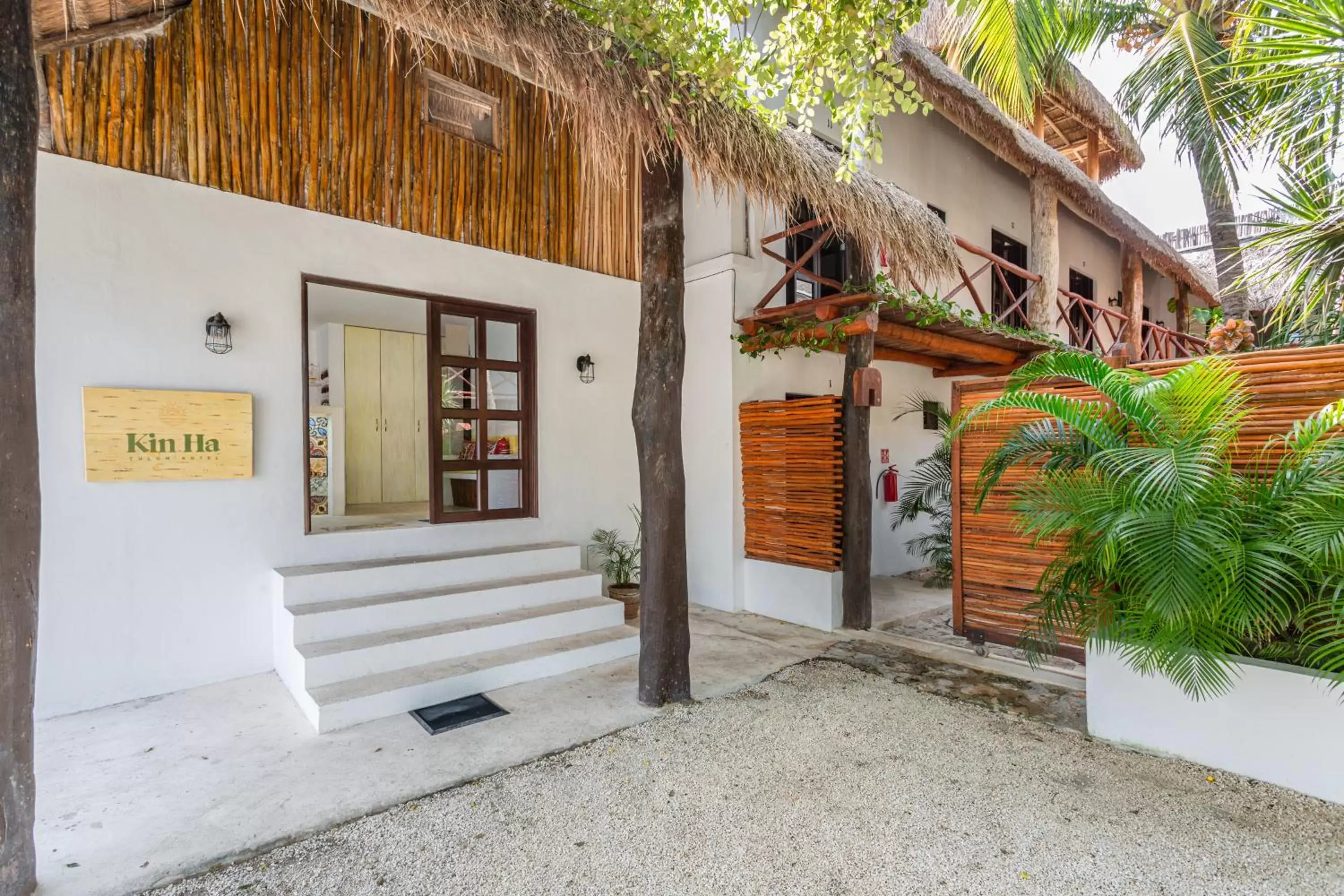 Property building in Kin Ha Tulum Hotel