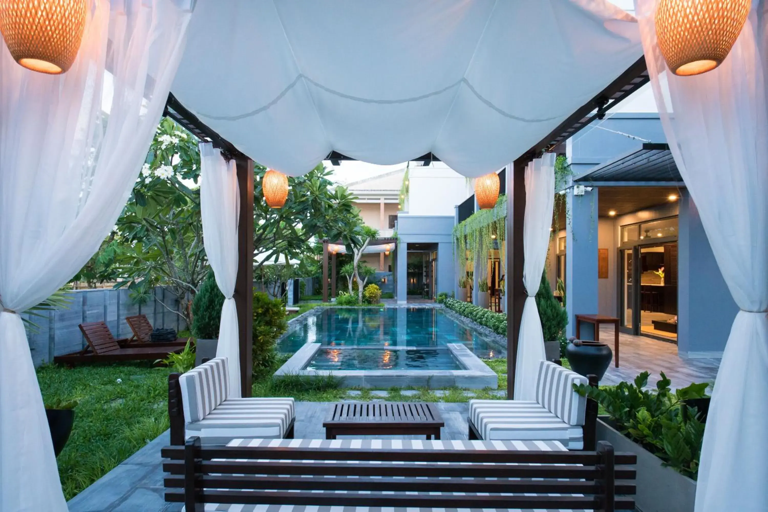 Garden, Swimming Pool in Dai An Phu Villa