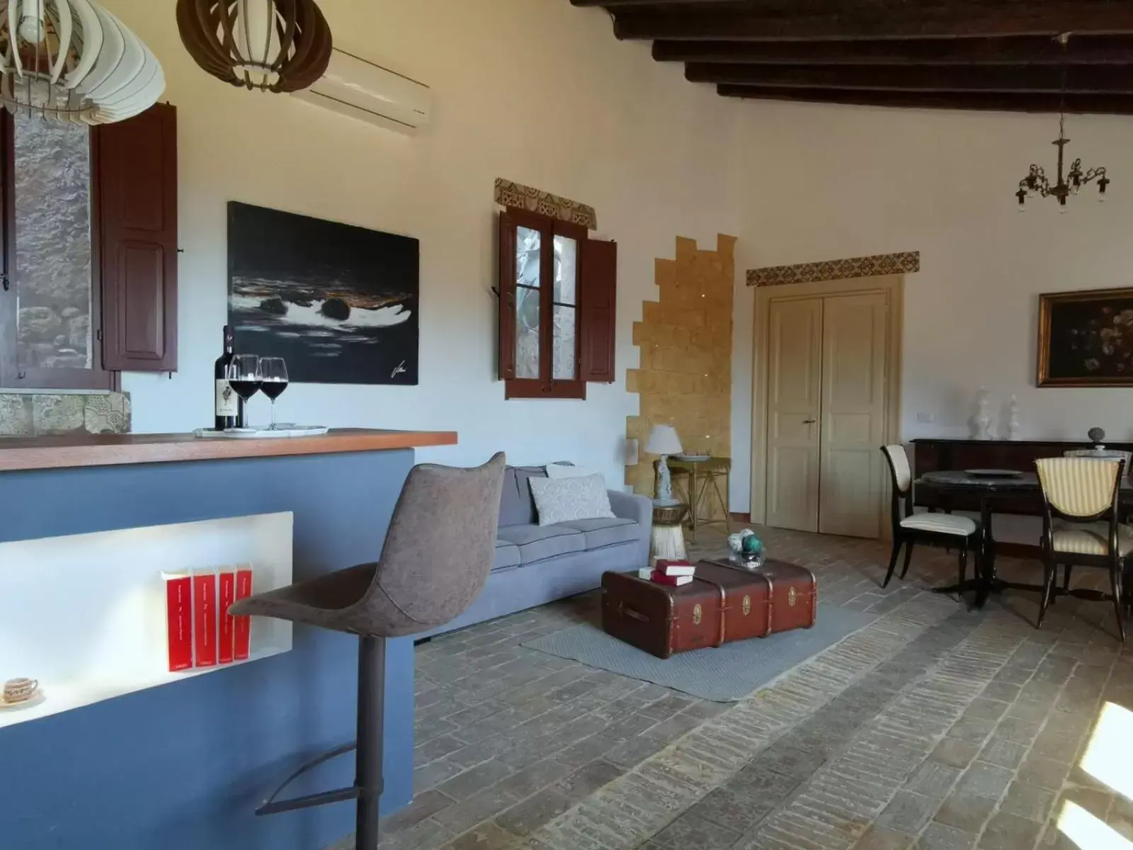 Living room in Villa La Lumia B&B Suites & Apartments