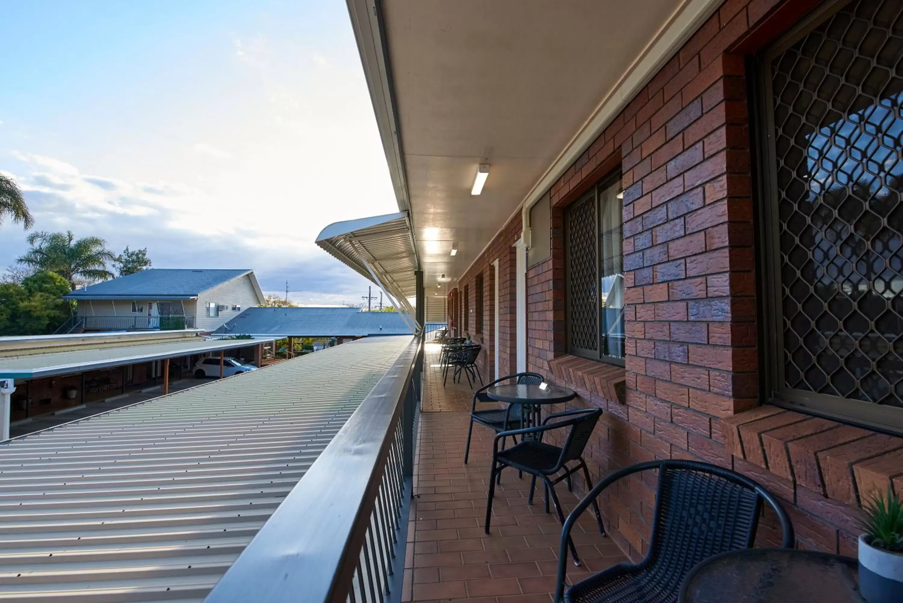 View (from property/room), Balcony/Terrace in Ruthven Street Motor Inn