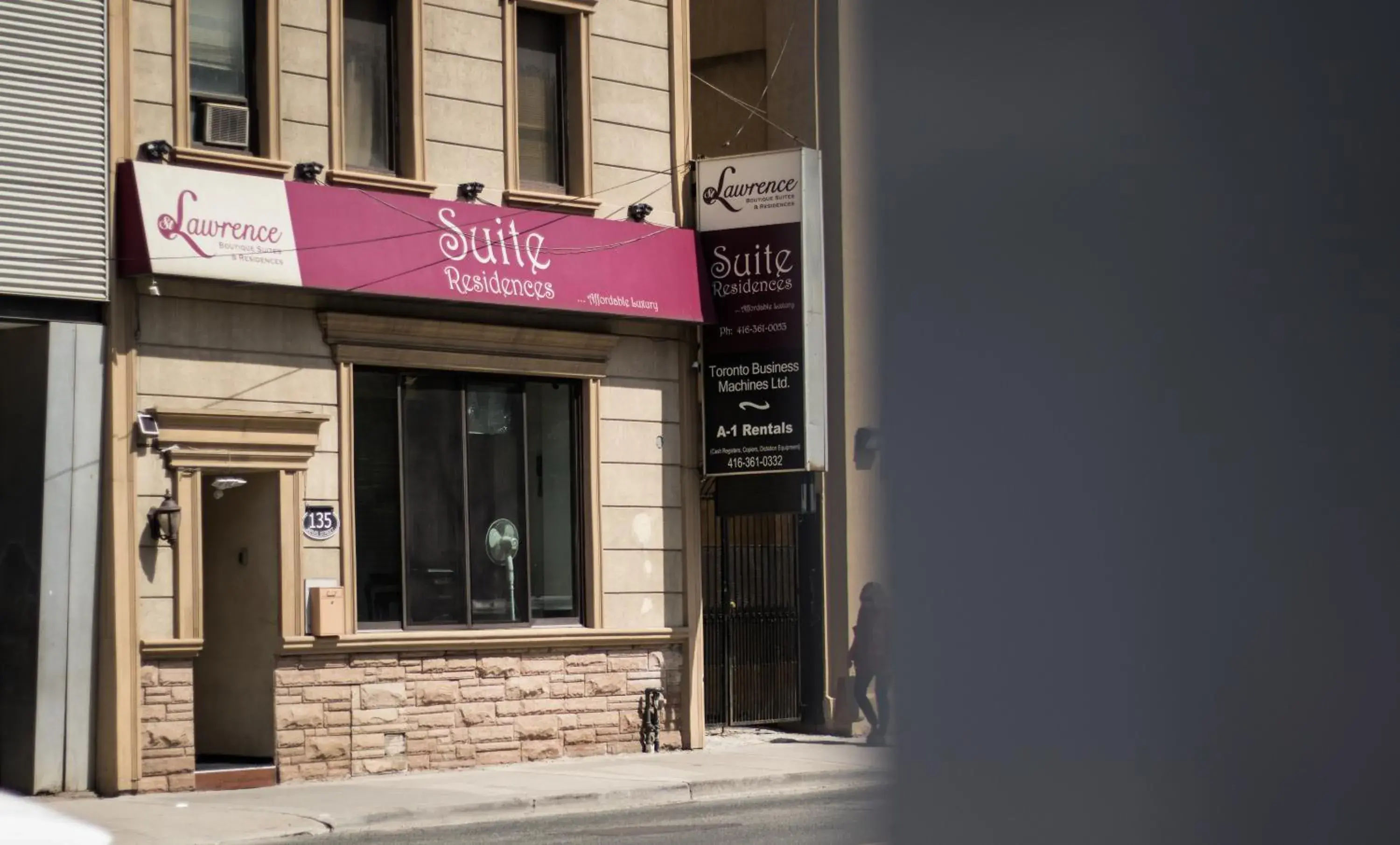 Facade/entrance in Saint Lawrence Residences and Suites