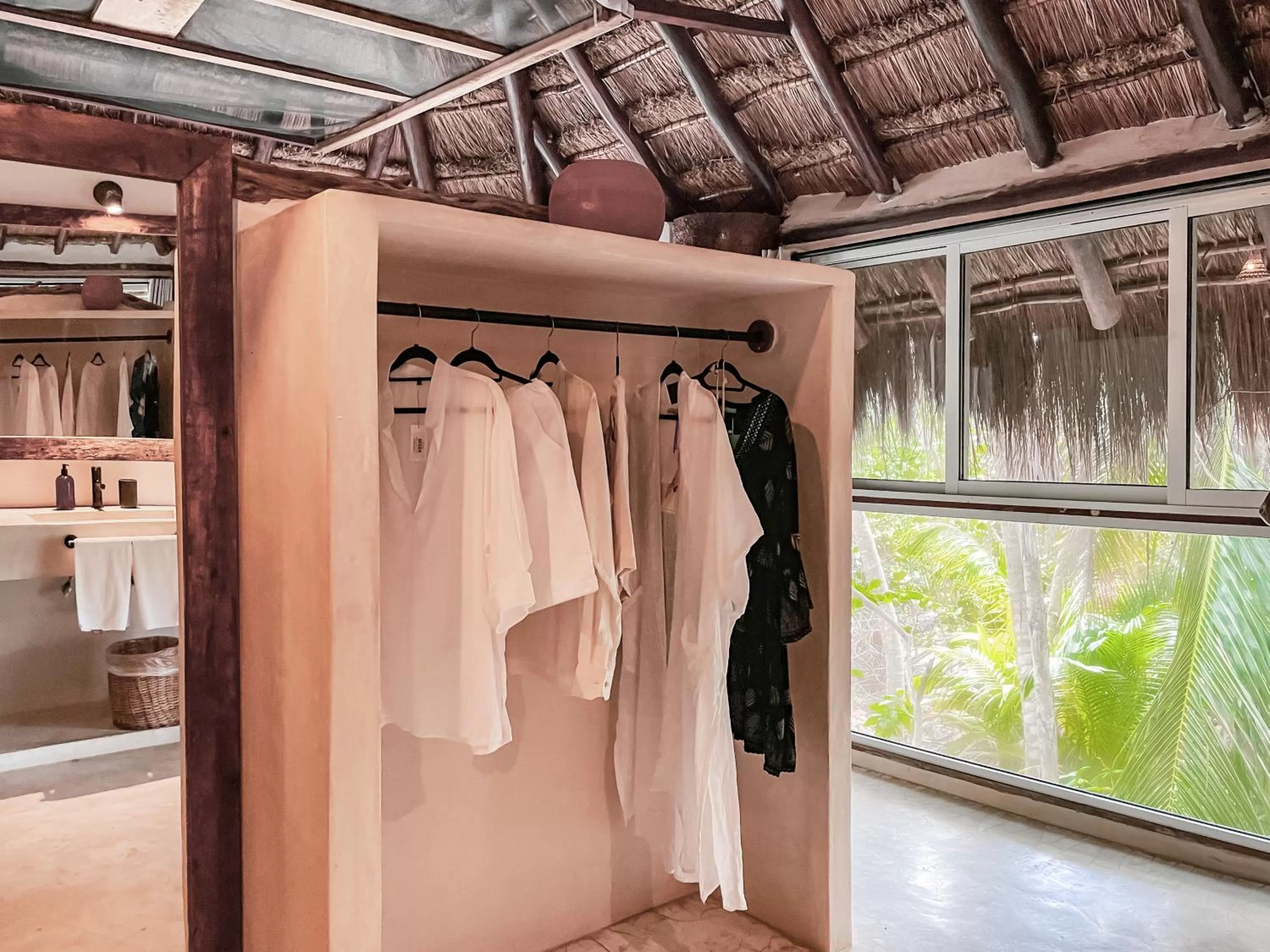 wardrobe in Amansala Resort