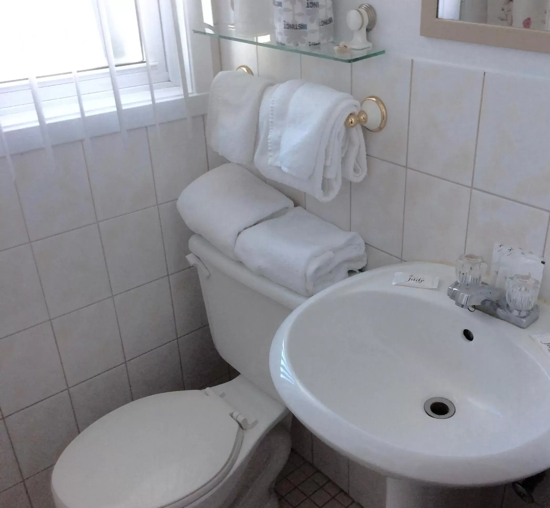 Toilet, Bathroom in Motel Saint-Hilaire