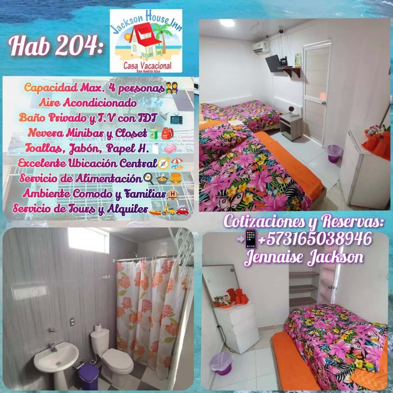 Quadruple Room in Jackson House Inn Quadruple Room in Jackson House Inn