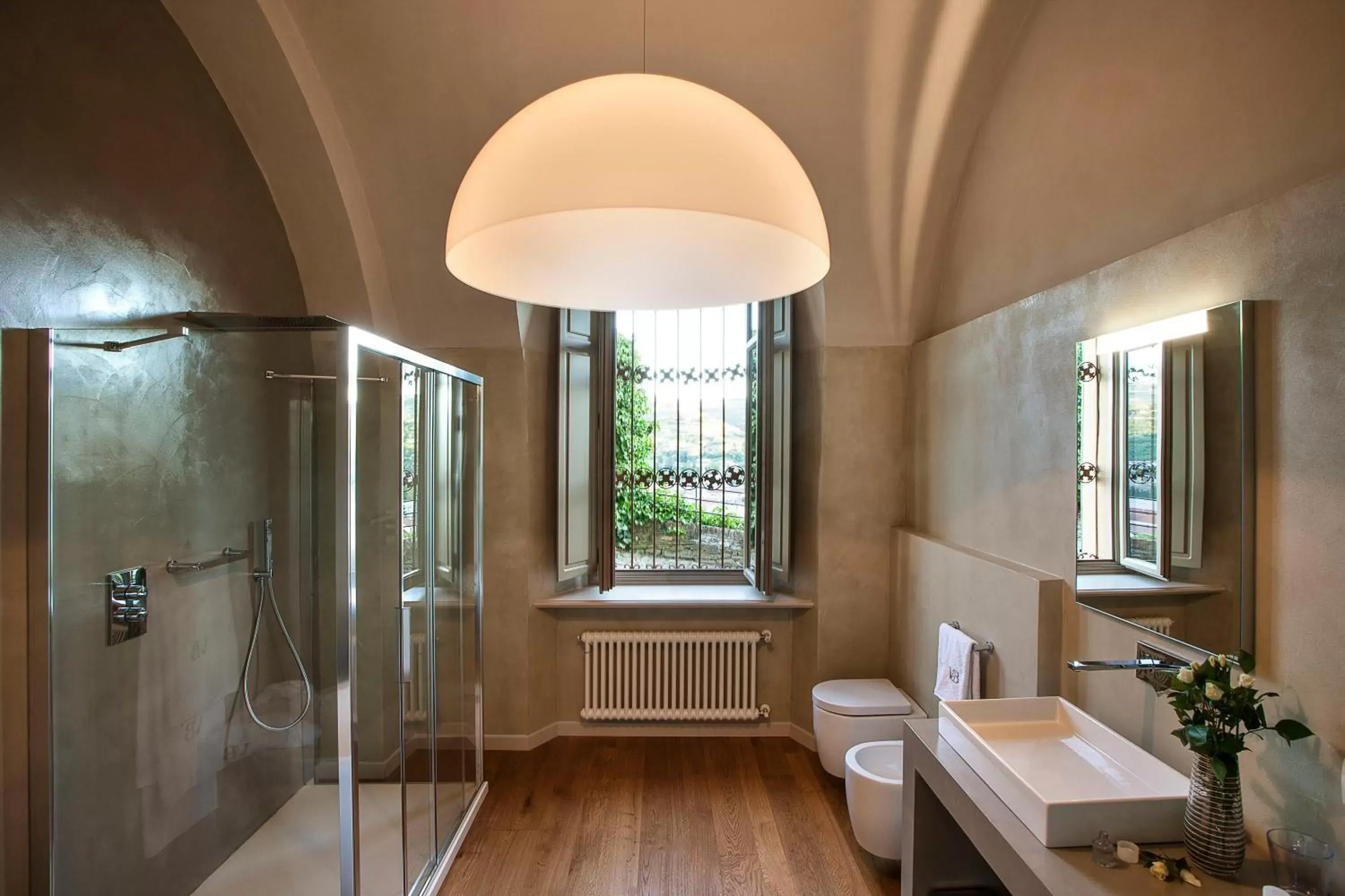 Shower in Relais Villa del Borgo