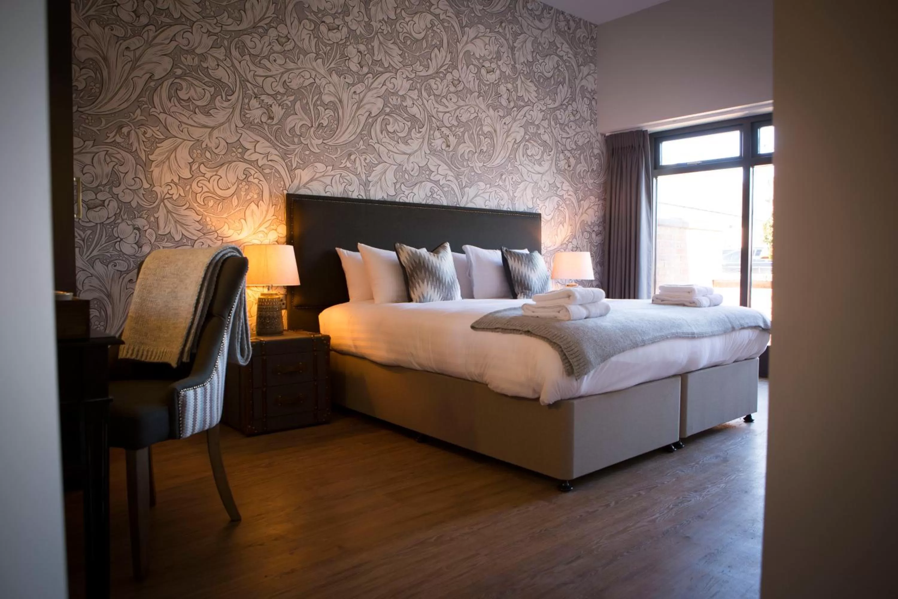 Bed in Wynnstay Arms, Ruabon, Wrexham