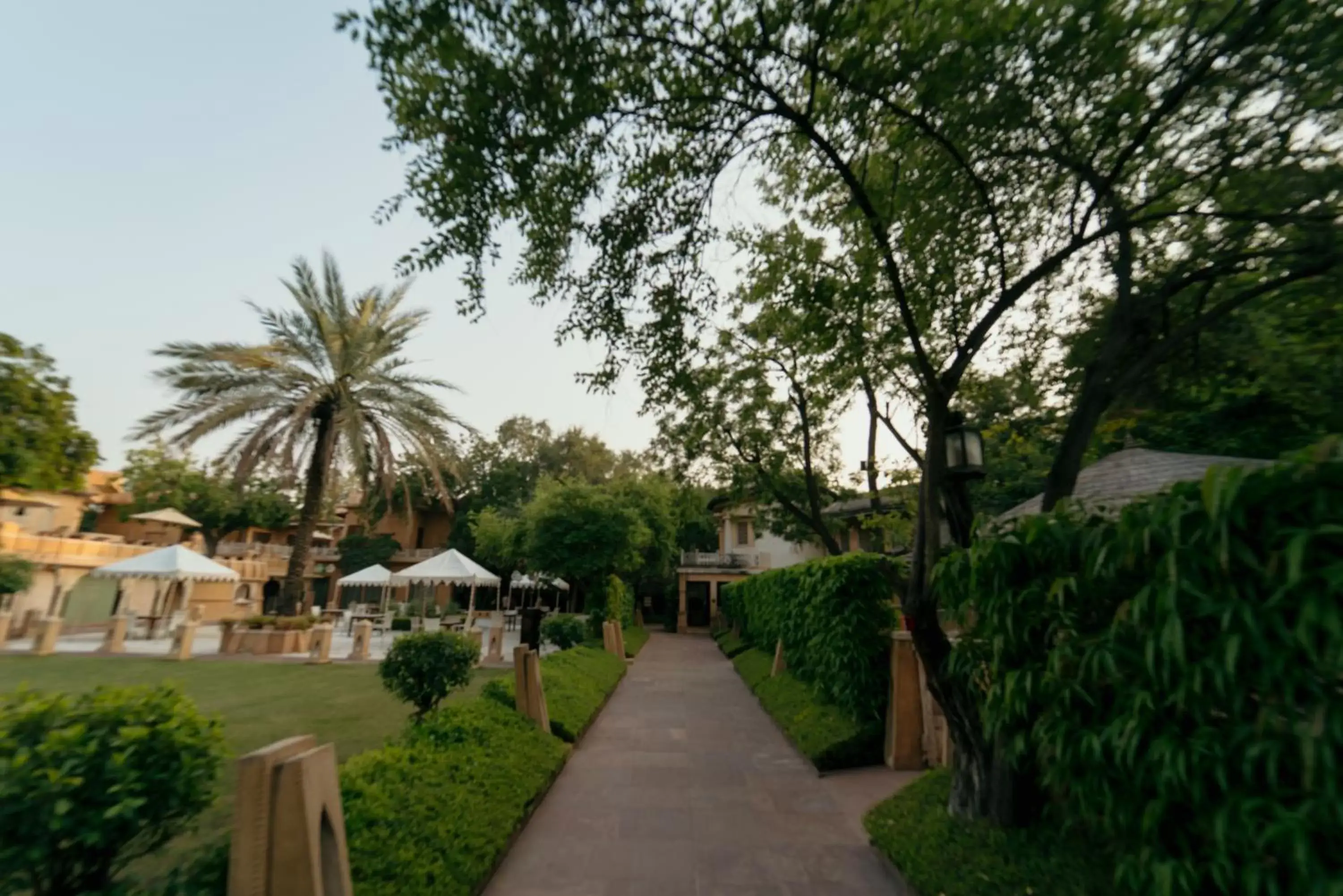 Garden view in Ajit Bhawan - A Palace Resort Garden view in Ajit Bhawan - A Palace Resort