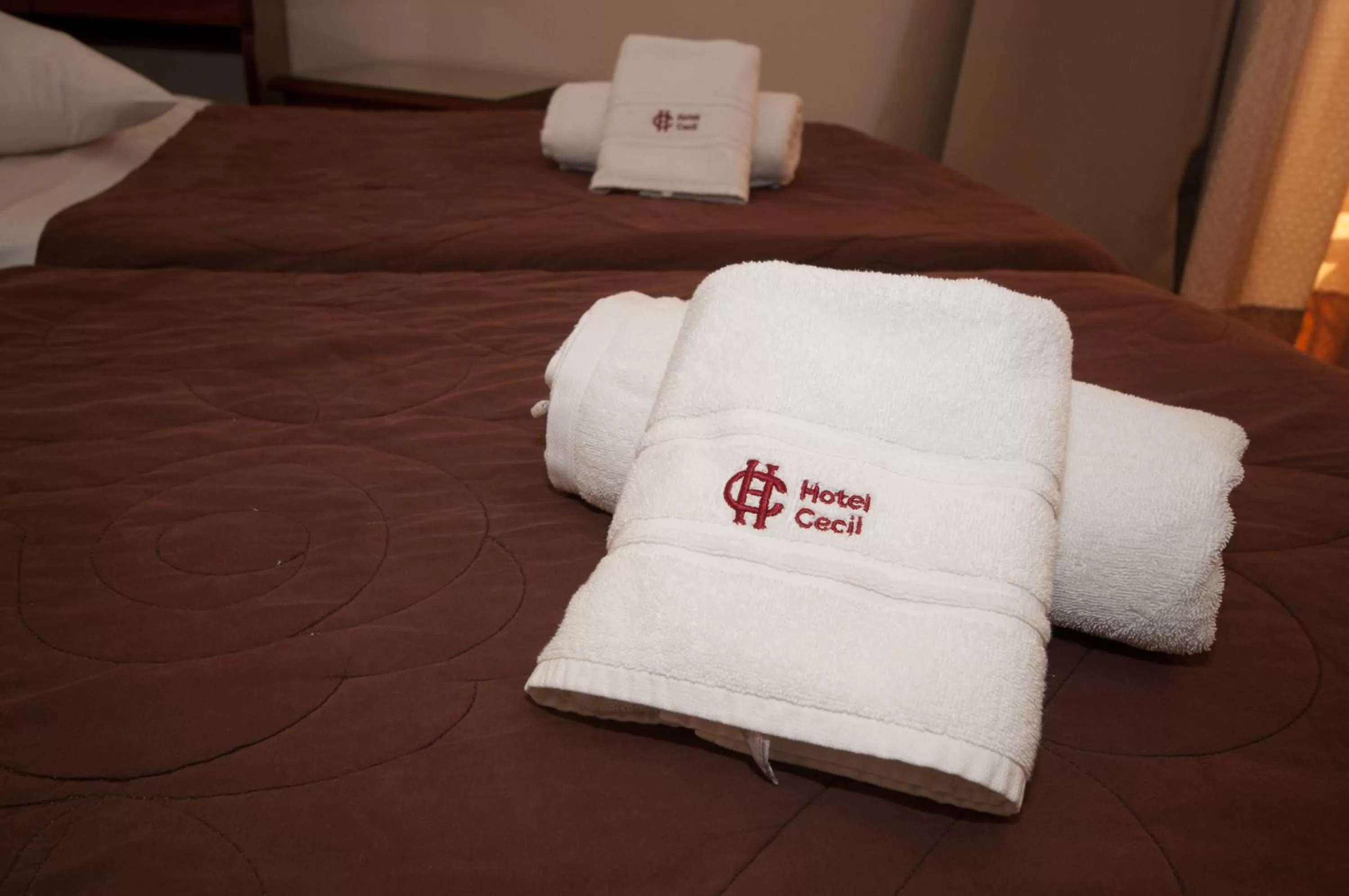 Property logo or sign, Bed in Cecil Hotel