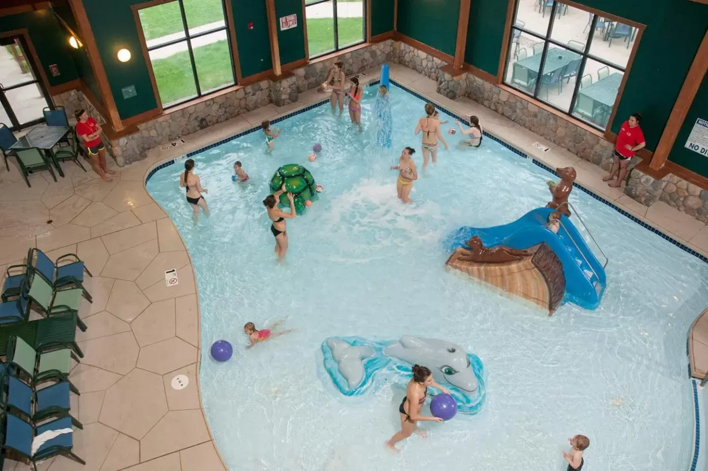 Aqua park, Swimming Pool in The Waters of Minocqua