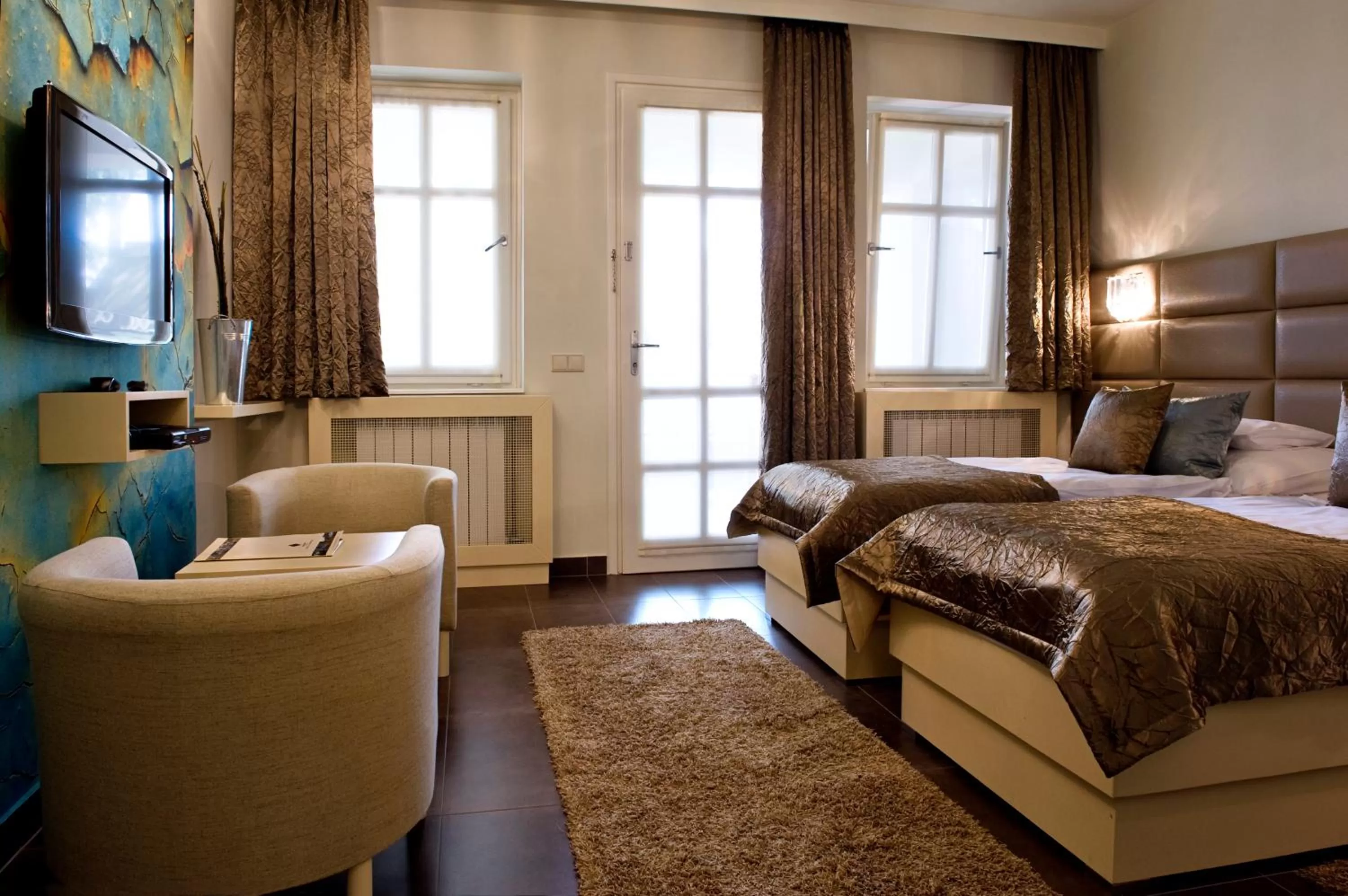 Bed in Varga Tanya Hotel