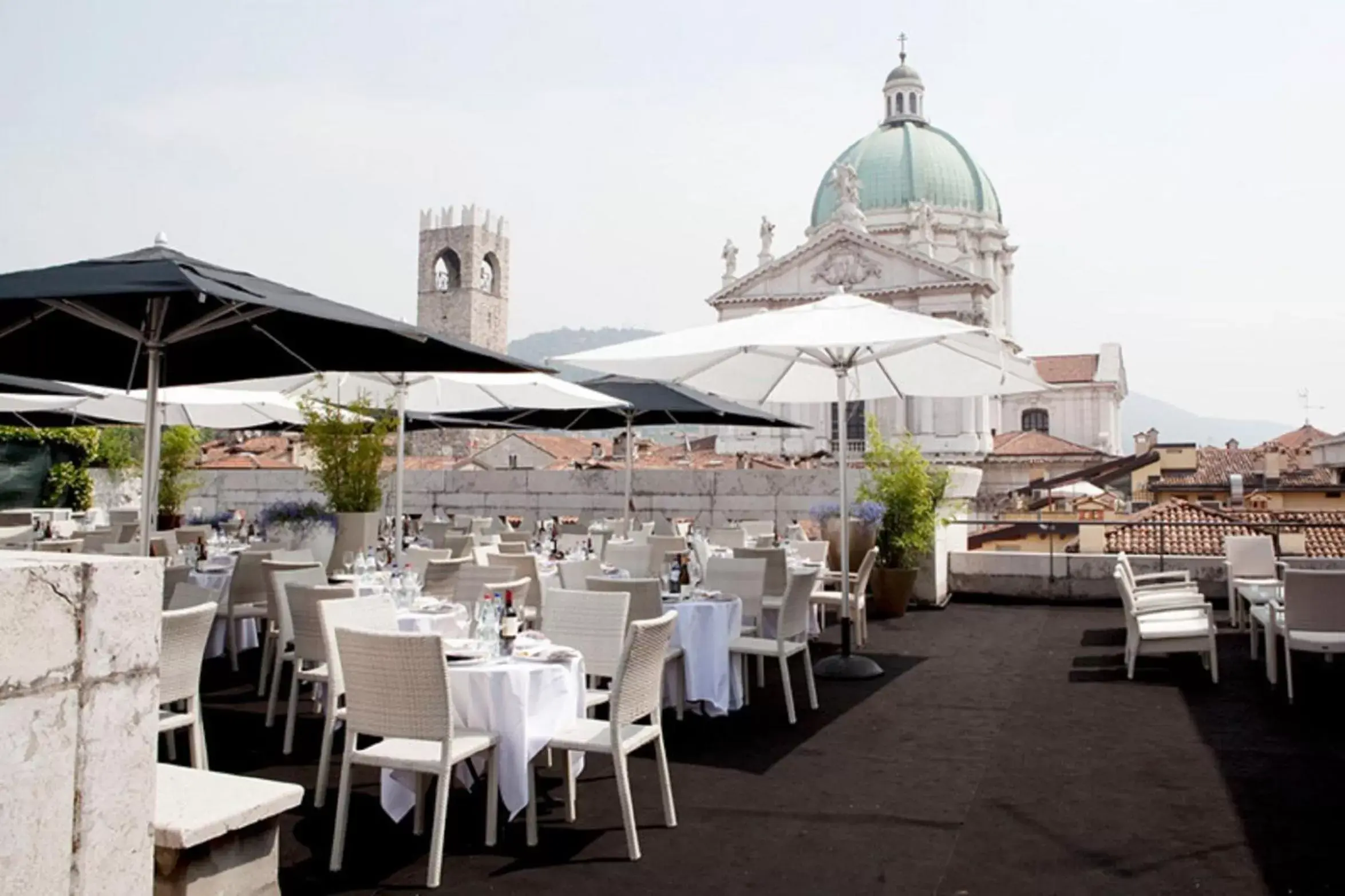 Balcony/Terrace, Restaurant/Places to Eat in Hotel Vittoria