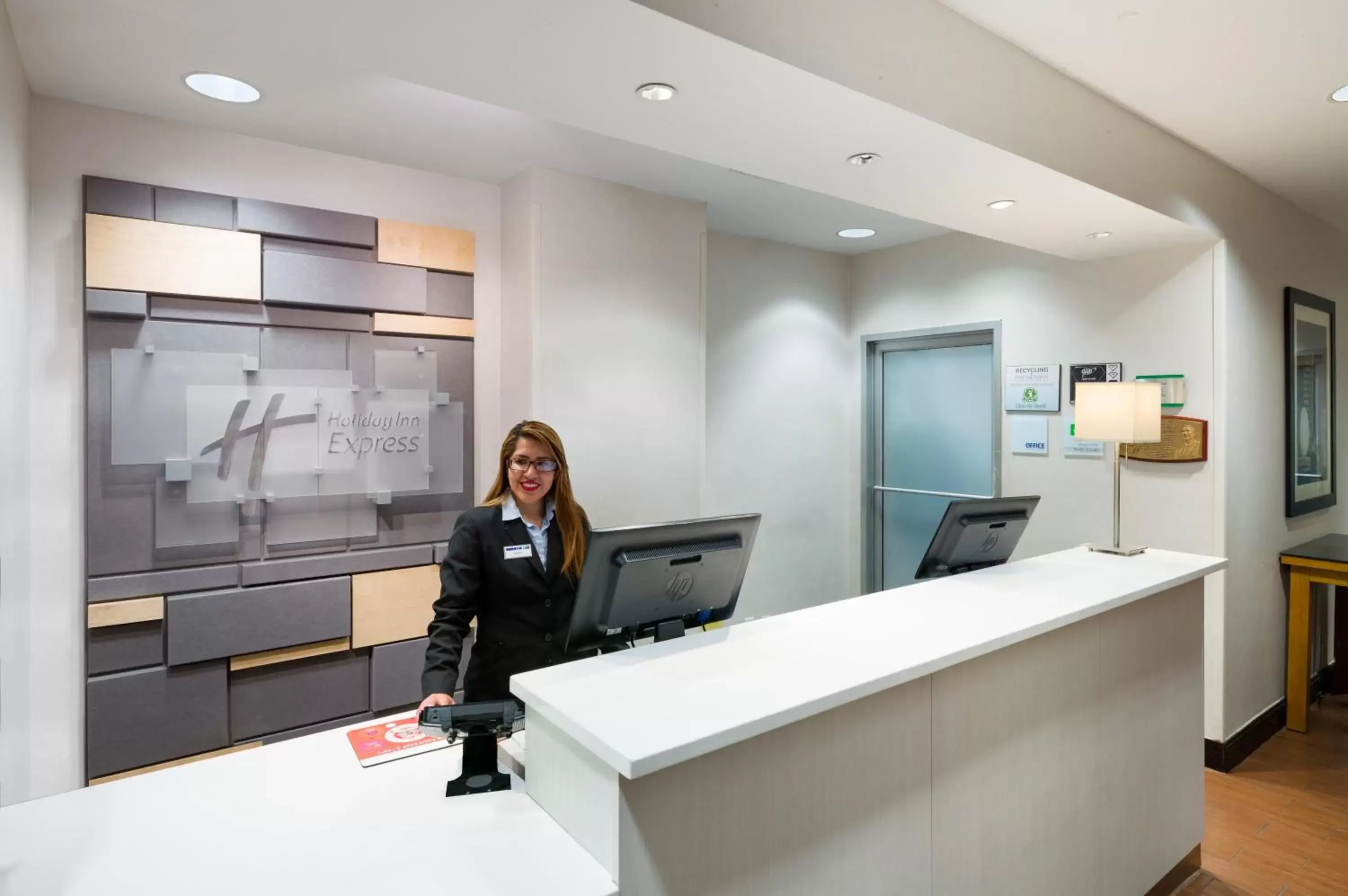 Property building, Lobby/Reception in Holiday Inn Express - Times Square, an IHG Hotel