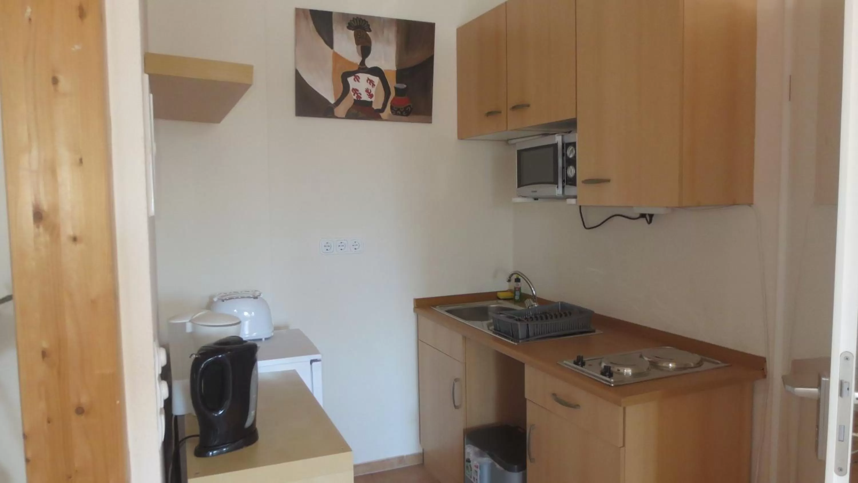 Kitchen or kitchenette in Hotel Corsten