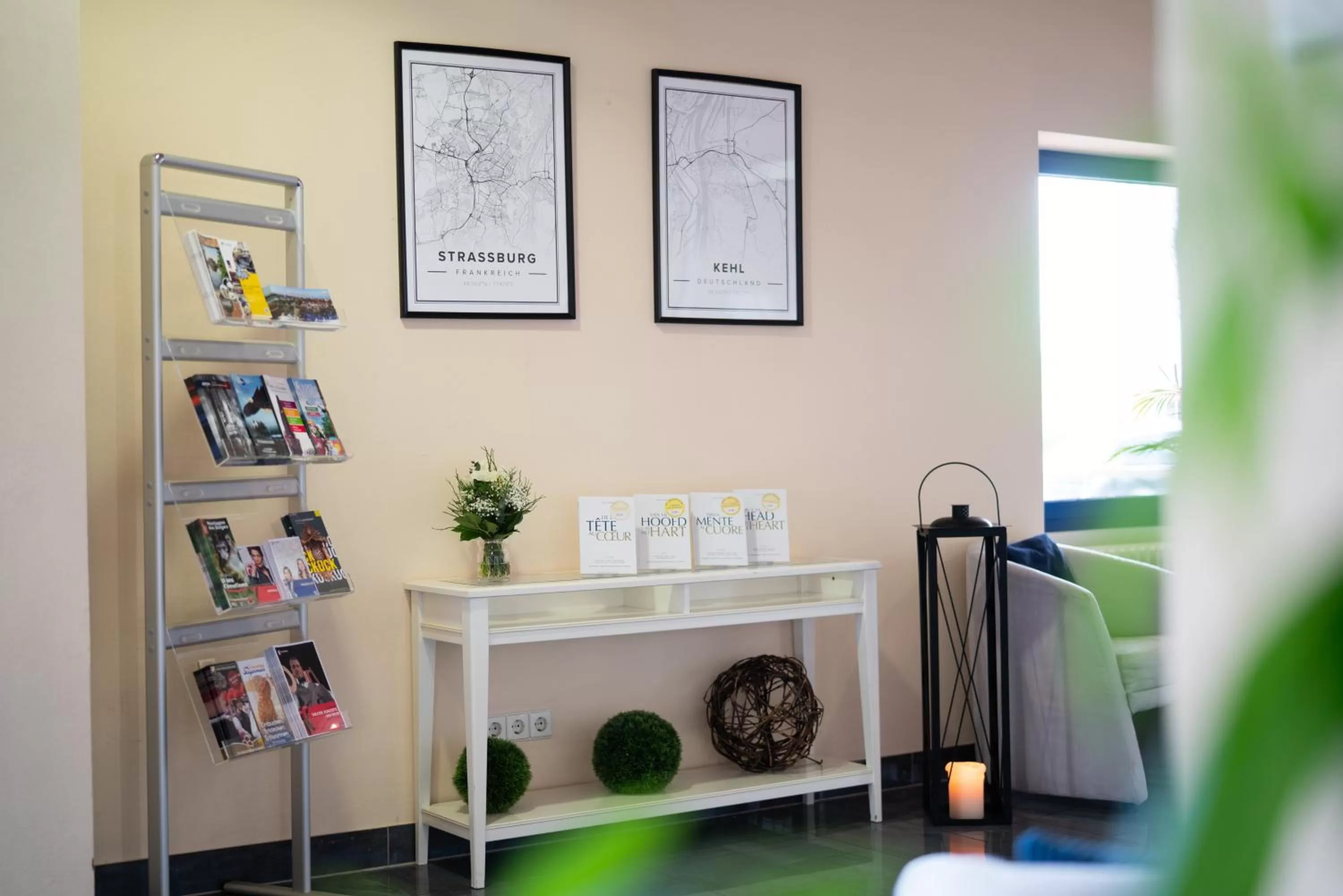 Lobby or reception in ates Hotel Kehl