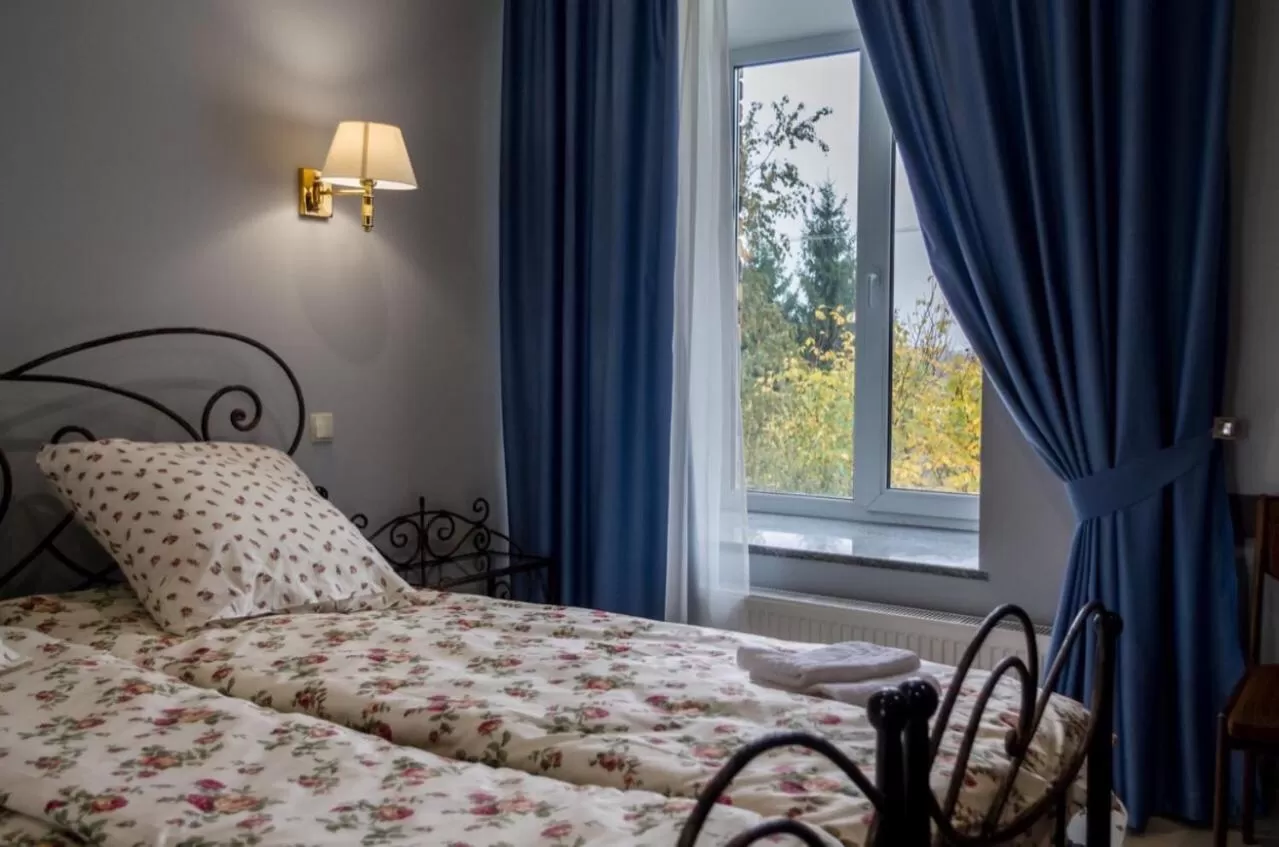 Bed in Ermitazh Hotel Complex