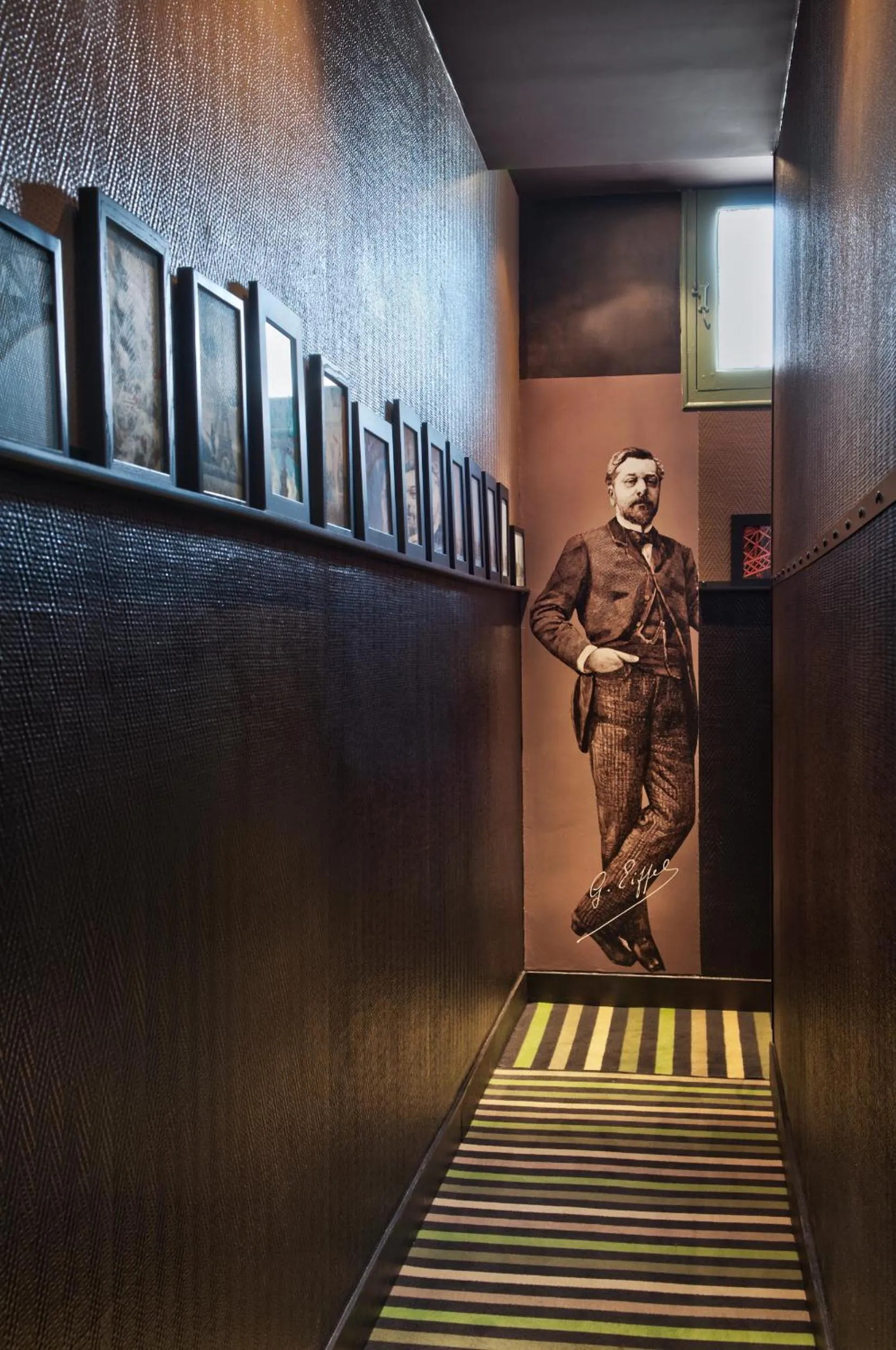 Decorative detail in Hotel Alpha Paris Eiffel by Patrick Hayat