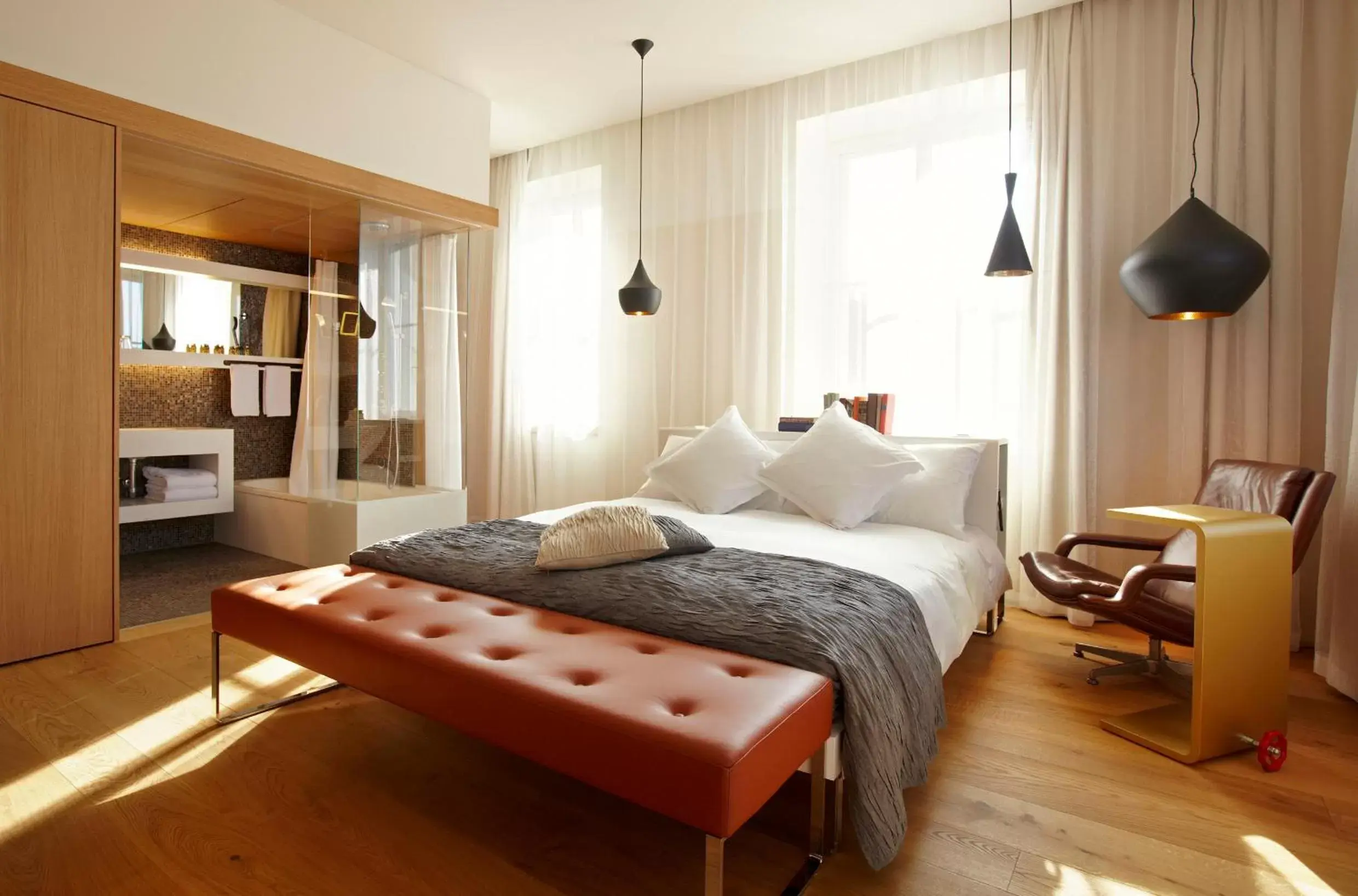 Bed in B2 Hotel Zürich