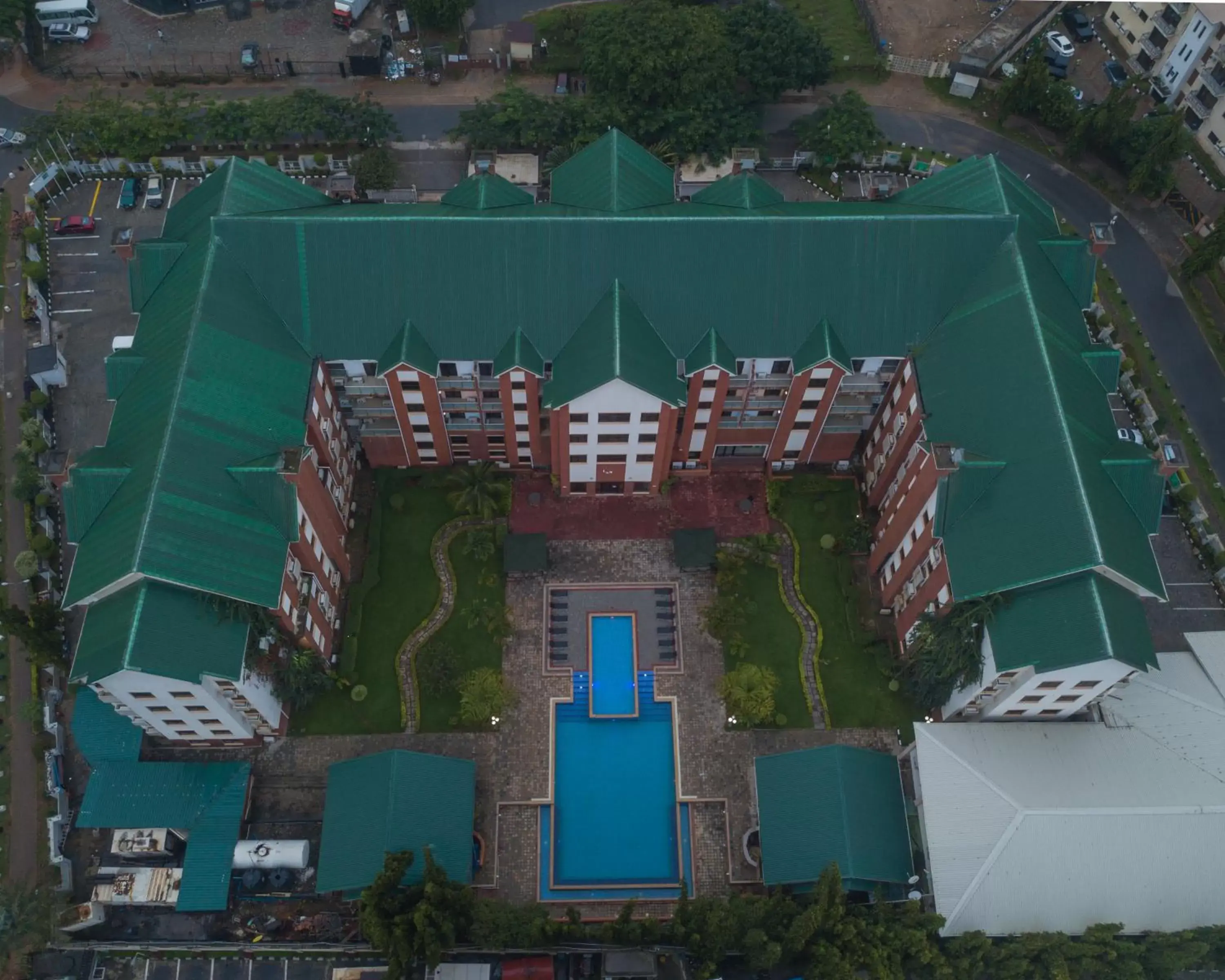 Property building, Bird's-eye View in Hawthorn Suites by Wyndham Abuja