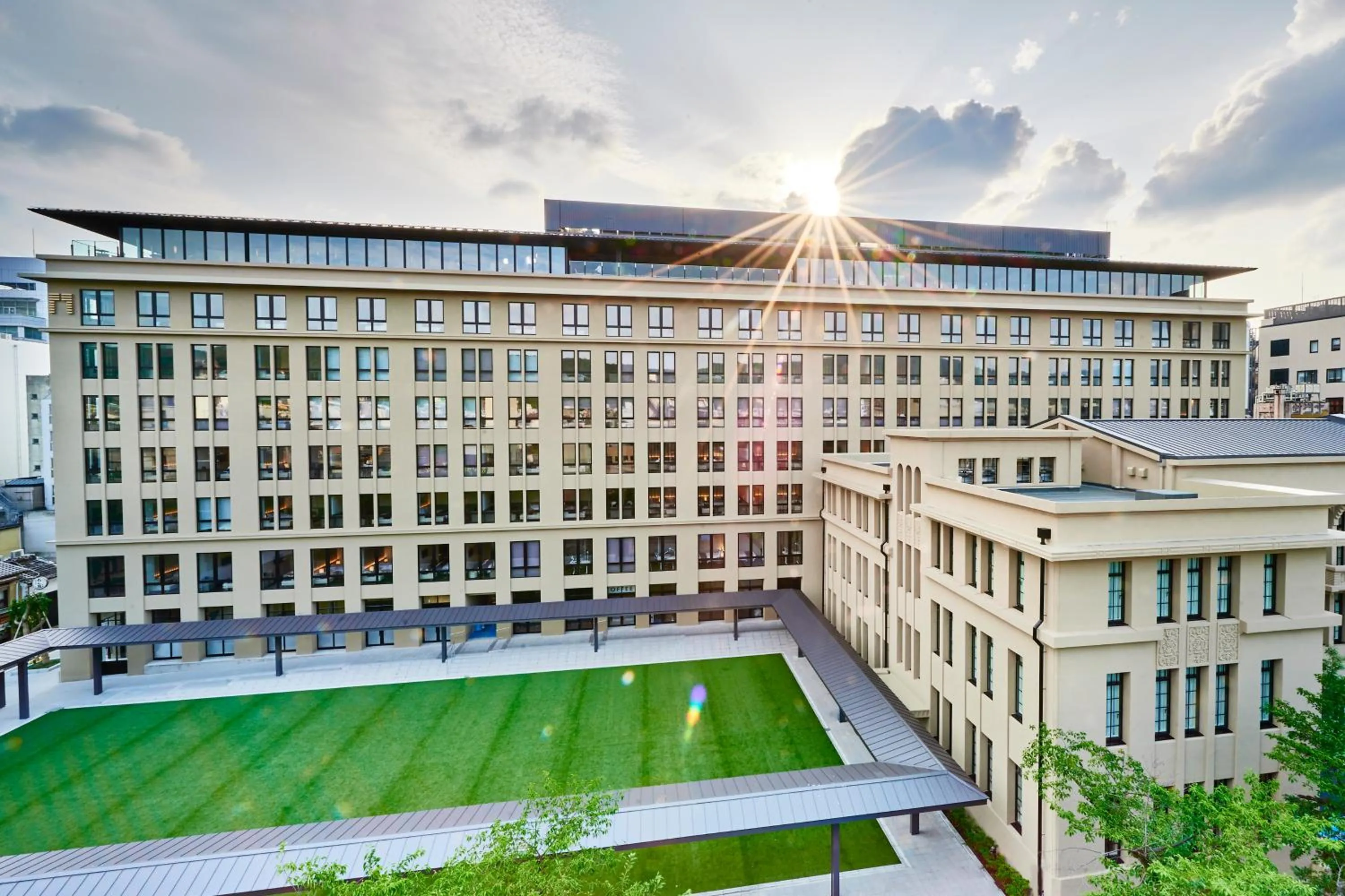 Property building in The Gate Hotel Kyoto Takasegawa by Hulic