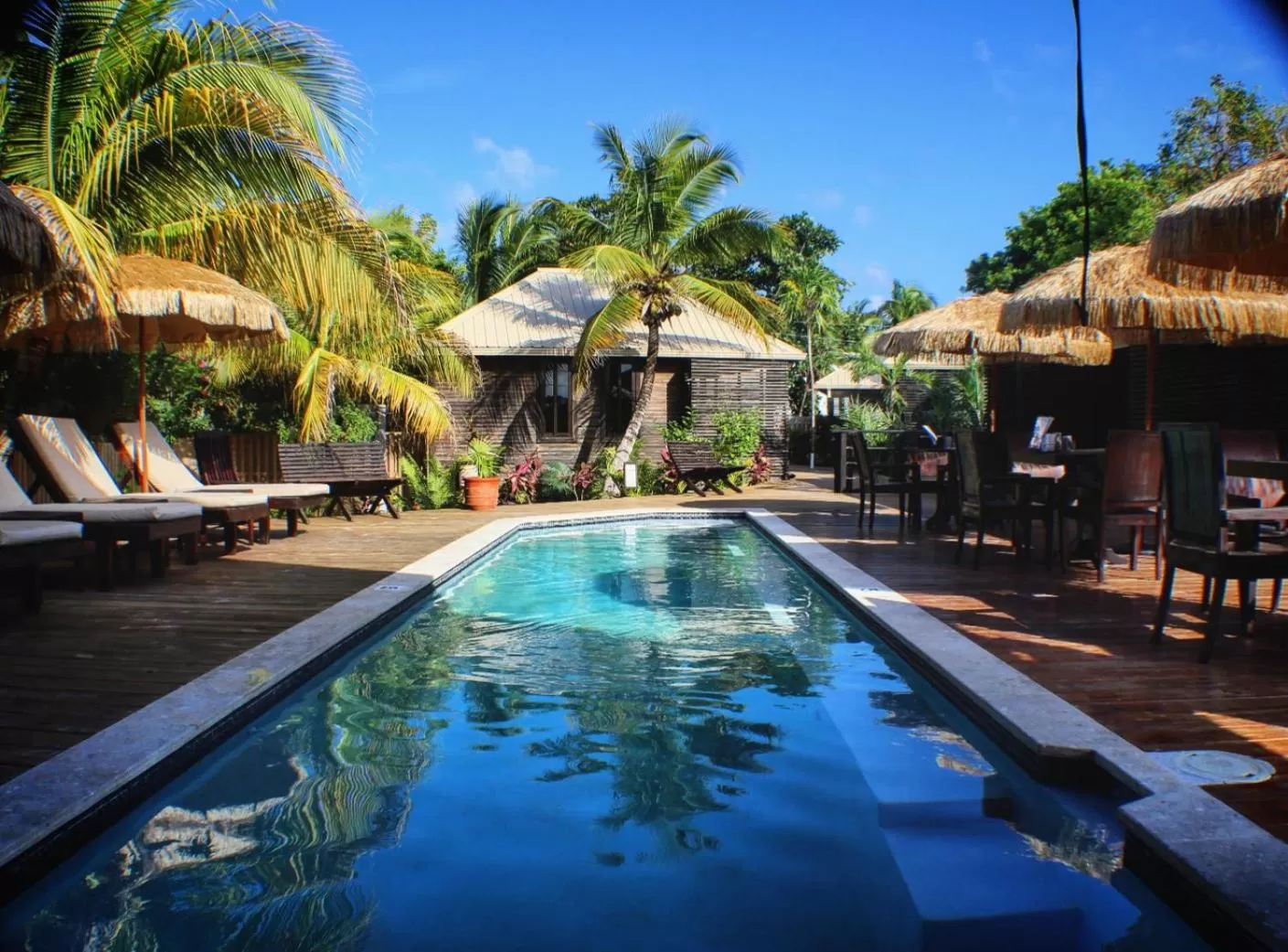 Pool view in PUR Boutique Cabanas, Adults Only