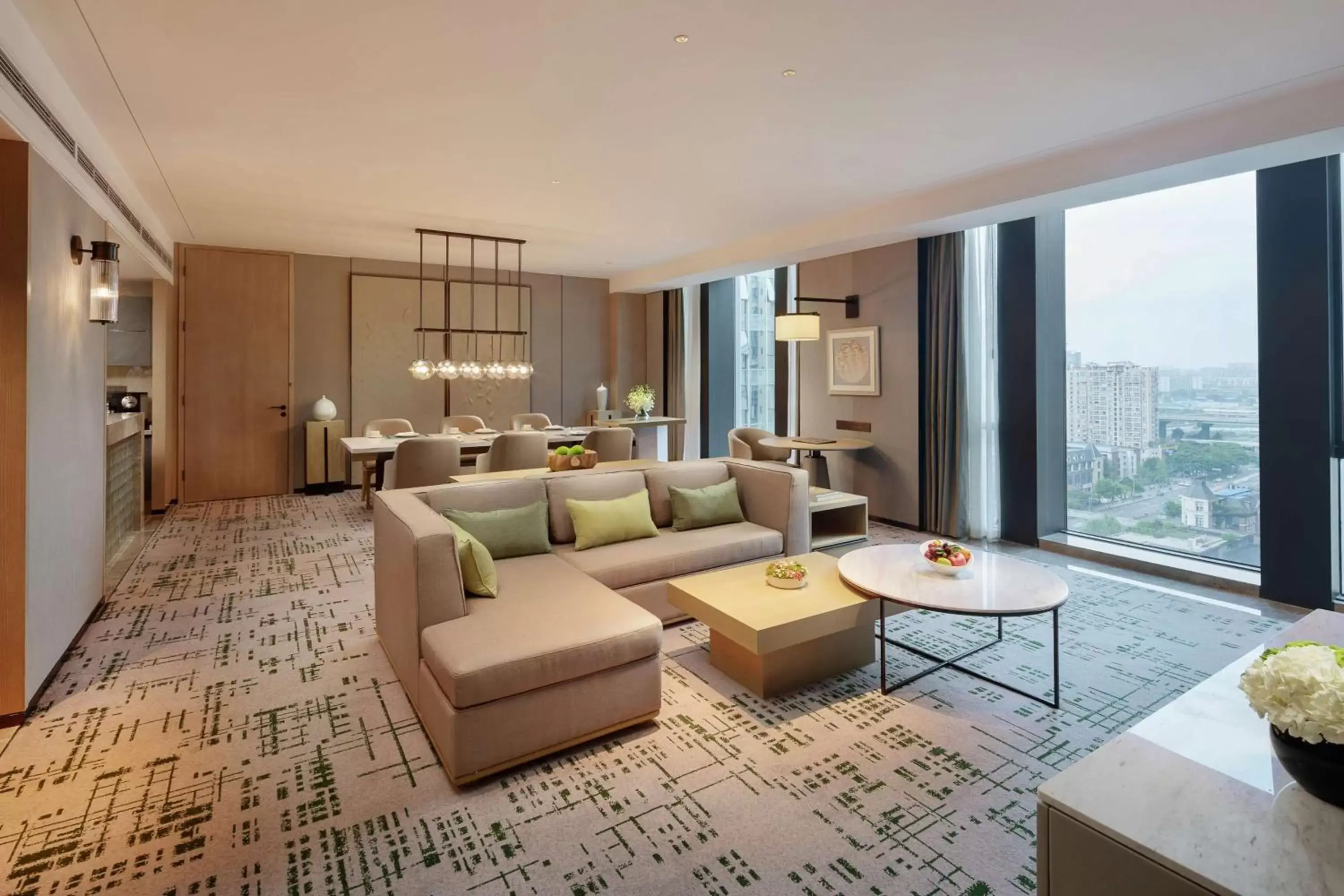 Living room, Seating Area in Hilton Chengdu Chenghua