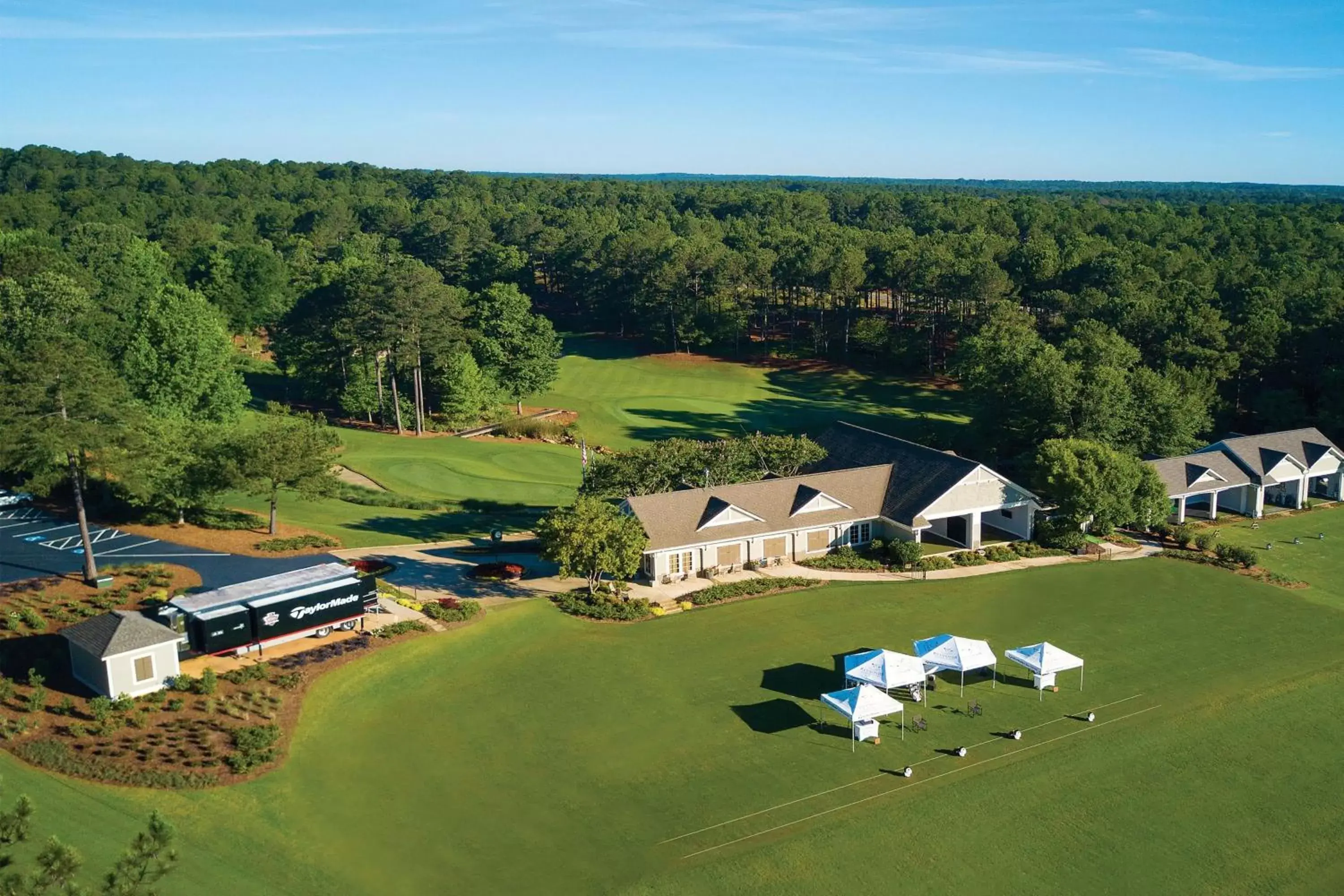 Golfcourse, Bird's-eye View in The Ritz-Carlton Reynolds, Lake Oconee