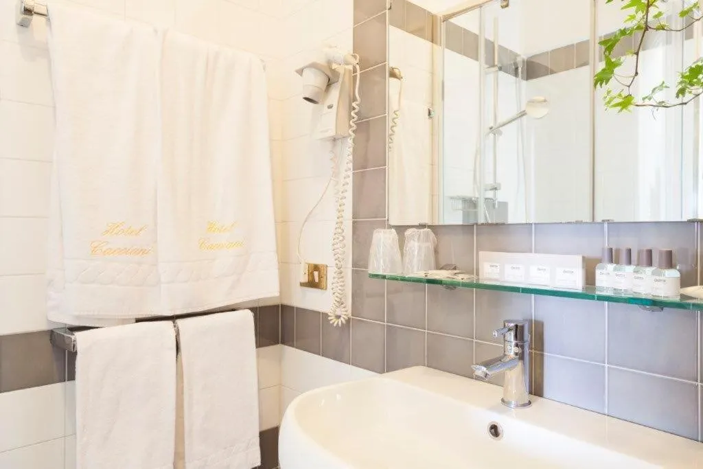Bathroom in Hotel Cacciani