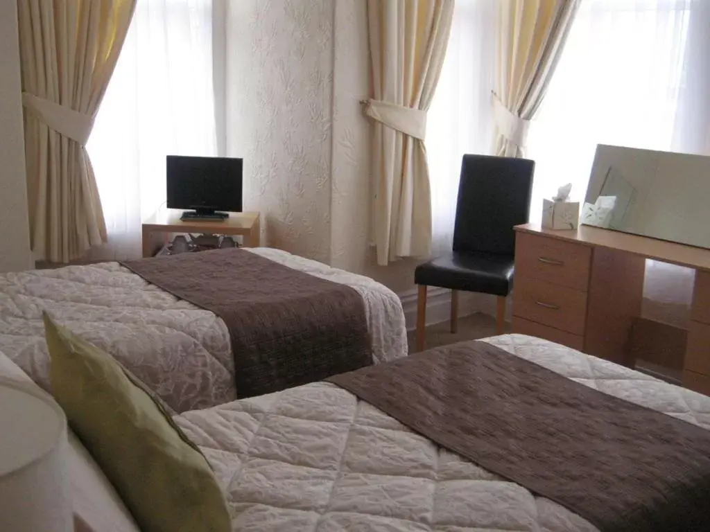 Twin Room with Private Bathroom in Cleve Court Hotel Twin Room with Private Bathroom in Cleve Court Hotel