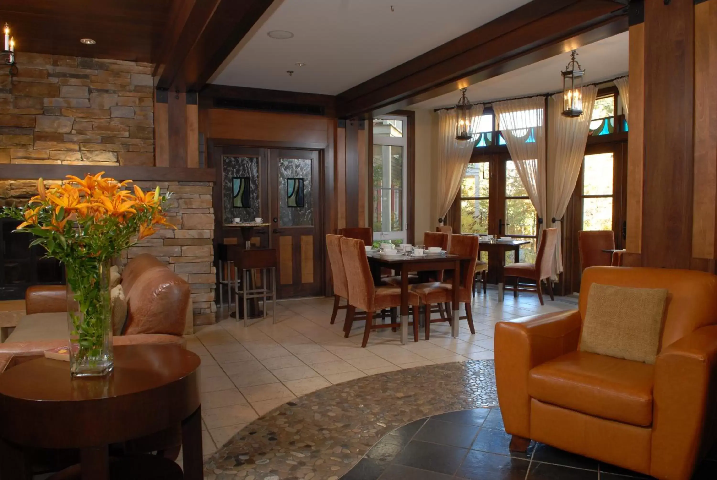 Lobby or reception in Ermitage du Lac Lobby or reception in Ermitage du Lac