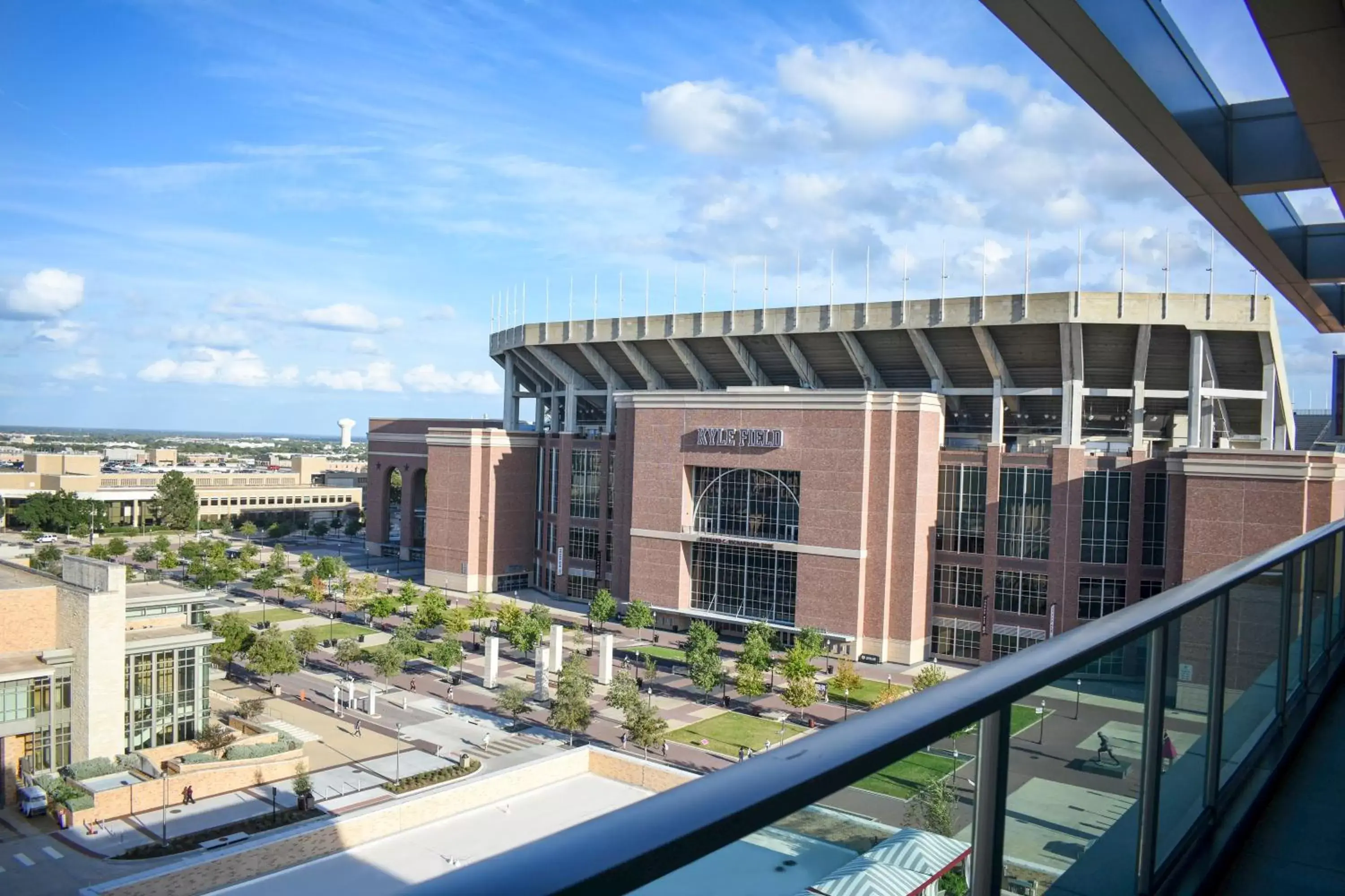 Bird's eye view in Texas A&M Hotel and Conference Center