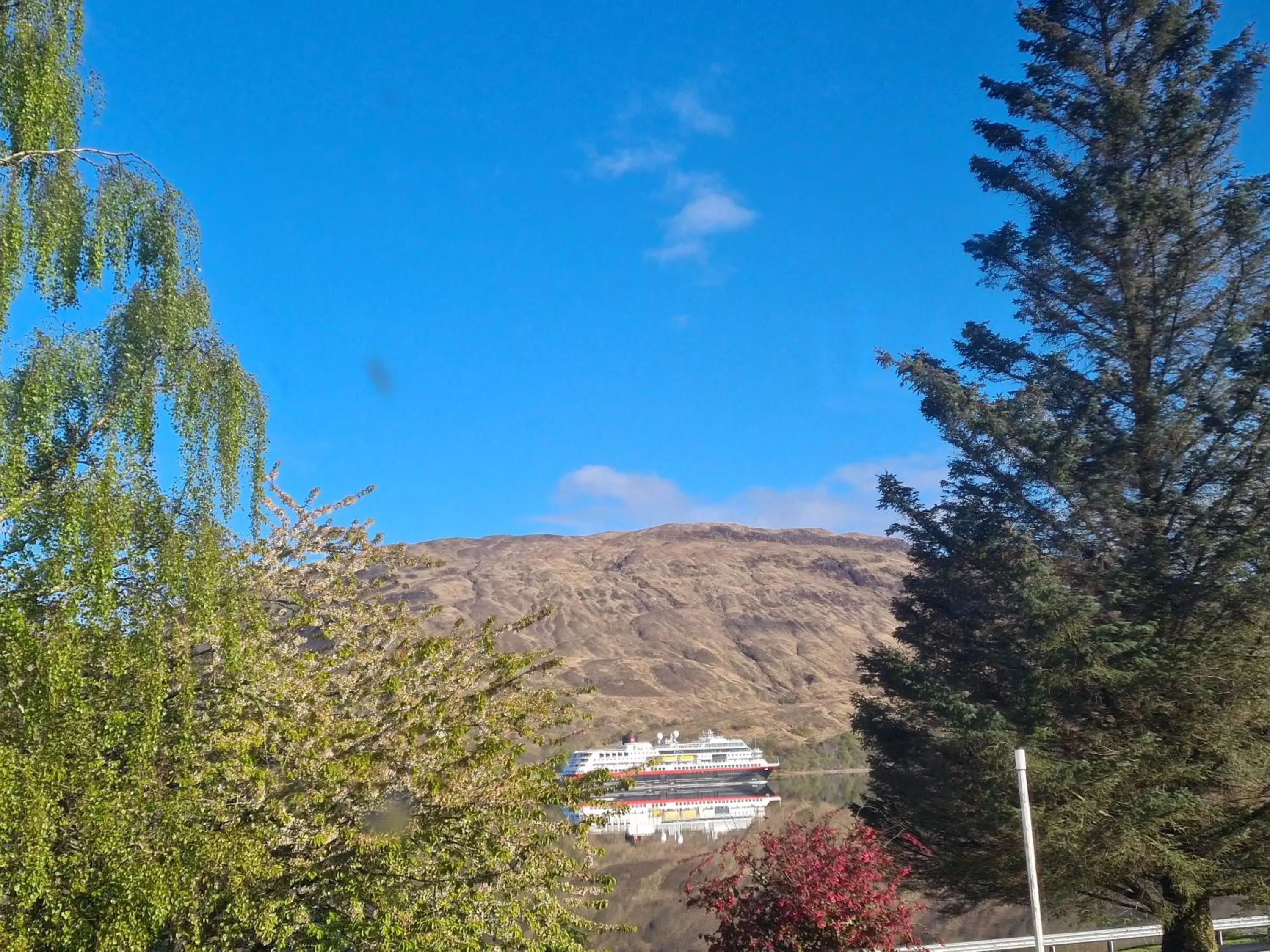 Lake view in The Caledonian Hotel Lake view in The Caledonian Hotel