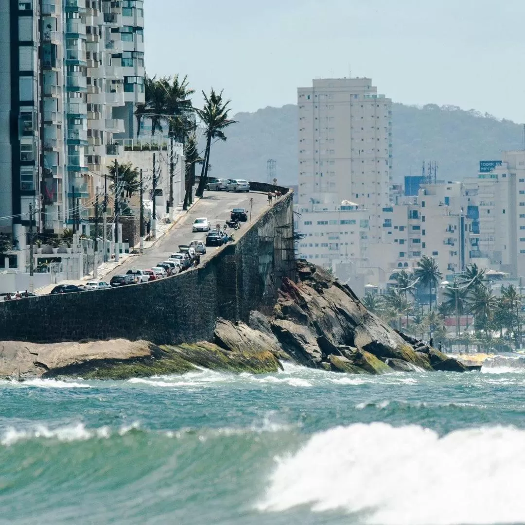Natural landscape in Grand Hotel Guarujá - A sua Melhor Experiência Beira Mar na Praia!