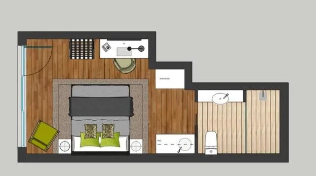 Floor plan in Allure On Ocean Motel - Mollymook Beach