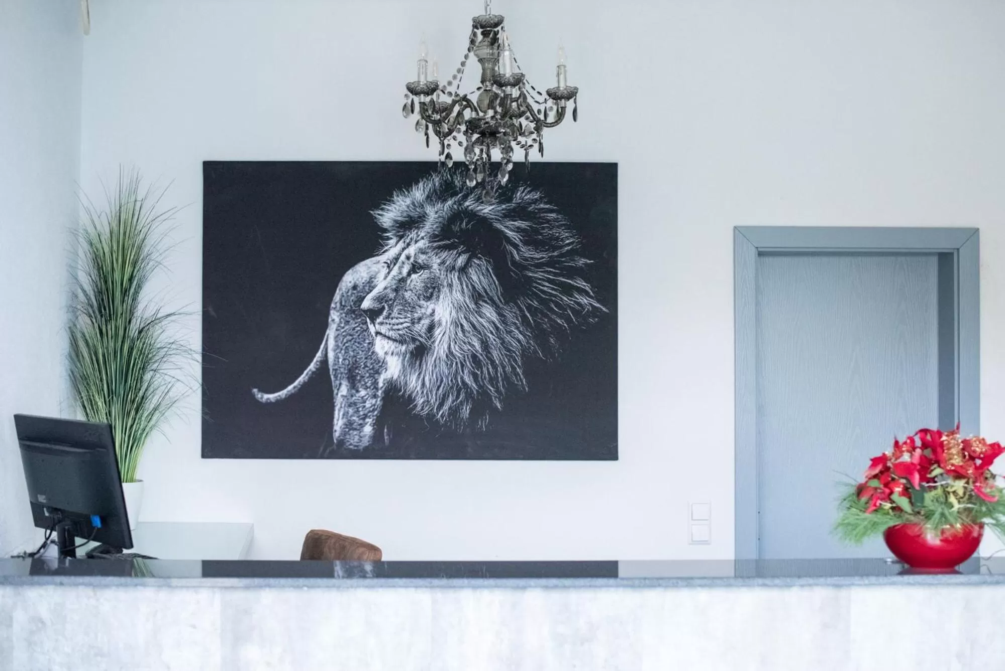 Lobby or reception in Hotel Leo